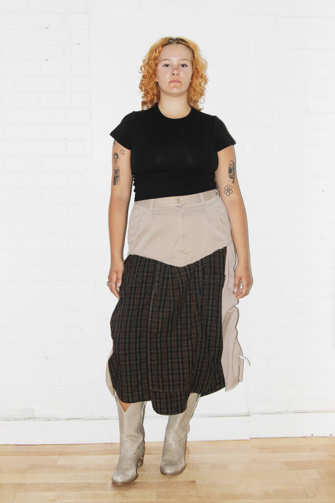 Studio Citizen Upcycled Drawstring Skirt (#7) - L