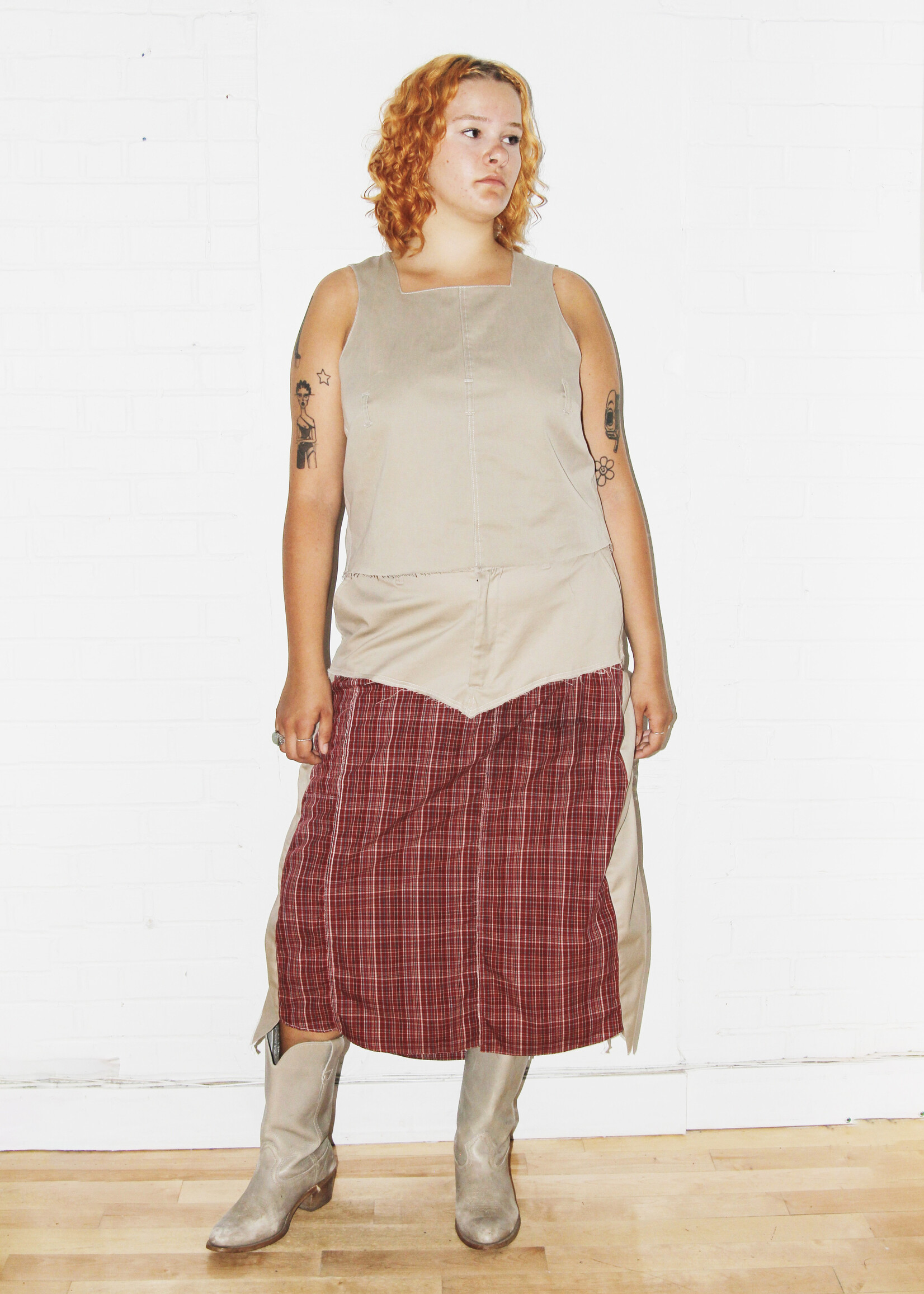 Studio Citizen Upcycled Drawstring Skirt (#10) - XL