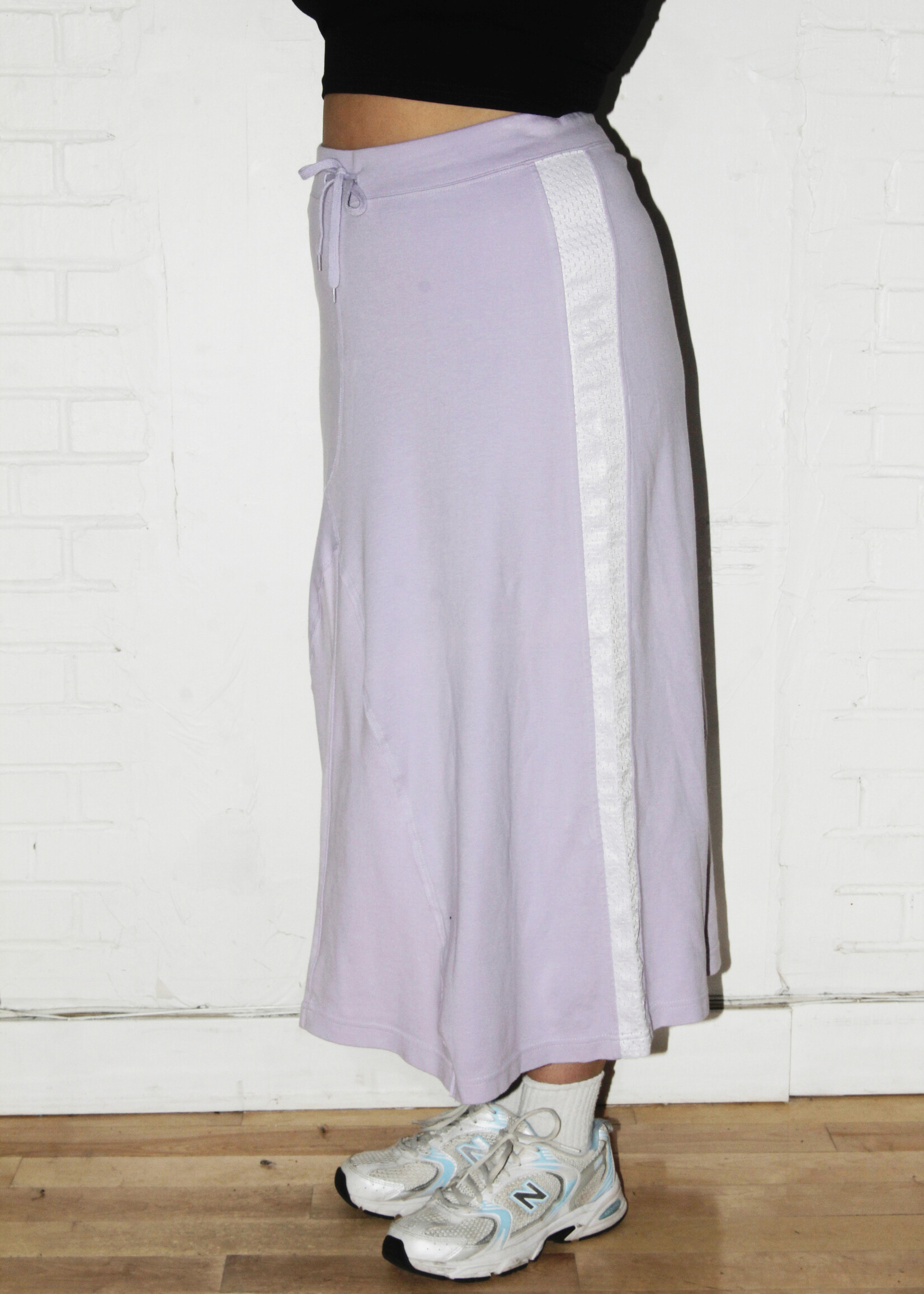 Upcycled Lilac Sporty Skirt - L/XL