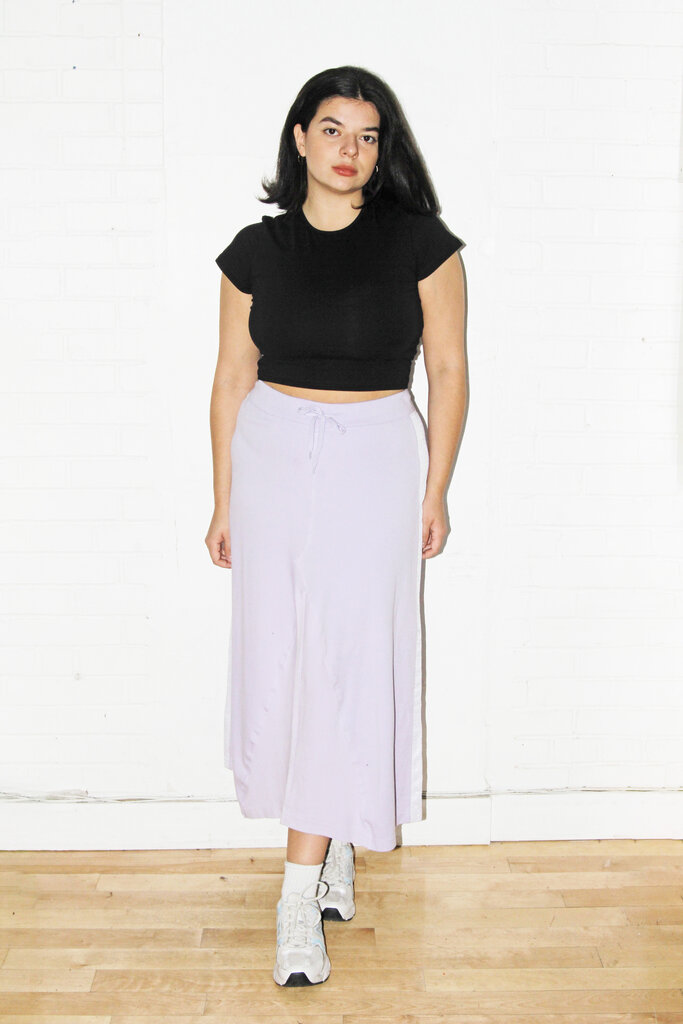 Vintage Lilac Sporty Skirt - L/XL