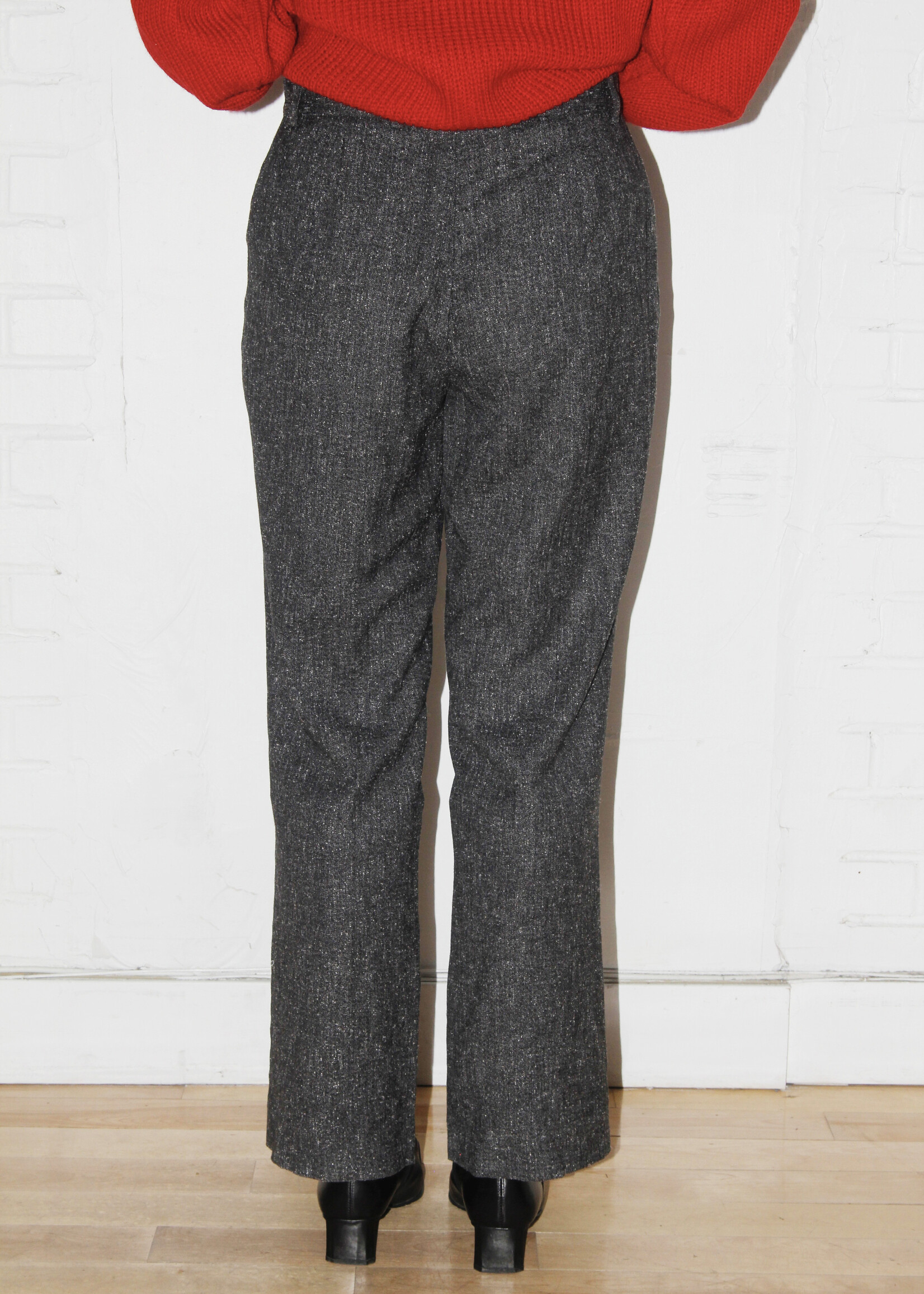 Vintage Vintage Grey Textured Pants - M