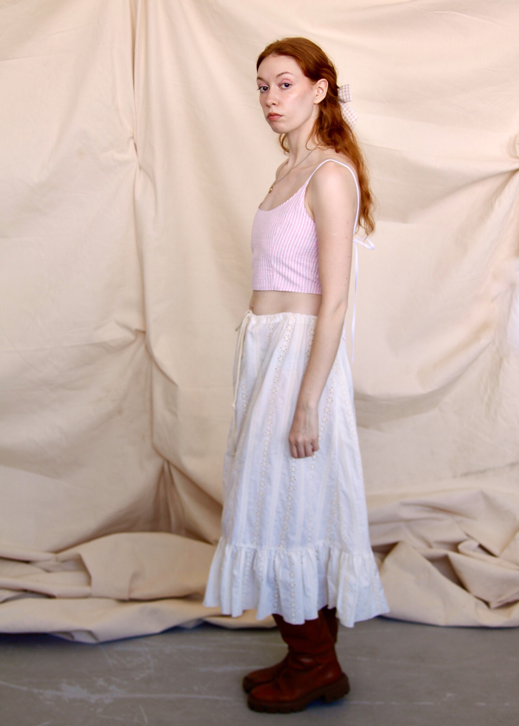 Studio Citizen Studio Citizen Drawstring Skirt - Eyelet