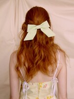 Studio Citizen Upcycled Hair Bow - Green Gingham