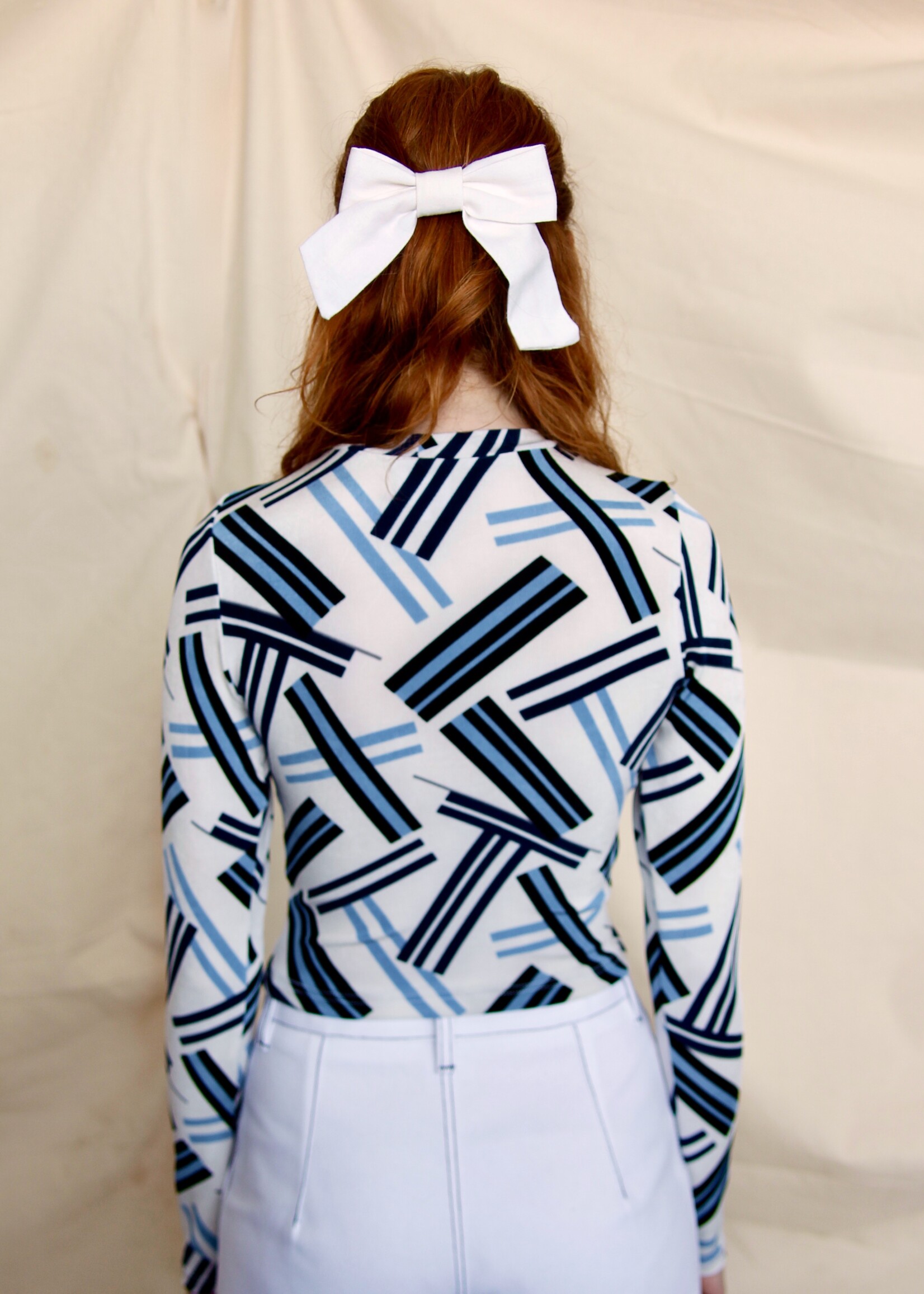 Studio Citizen Studio Citizen Fitted Top - Diagonal Lines