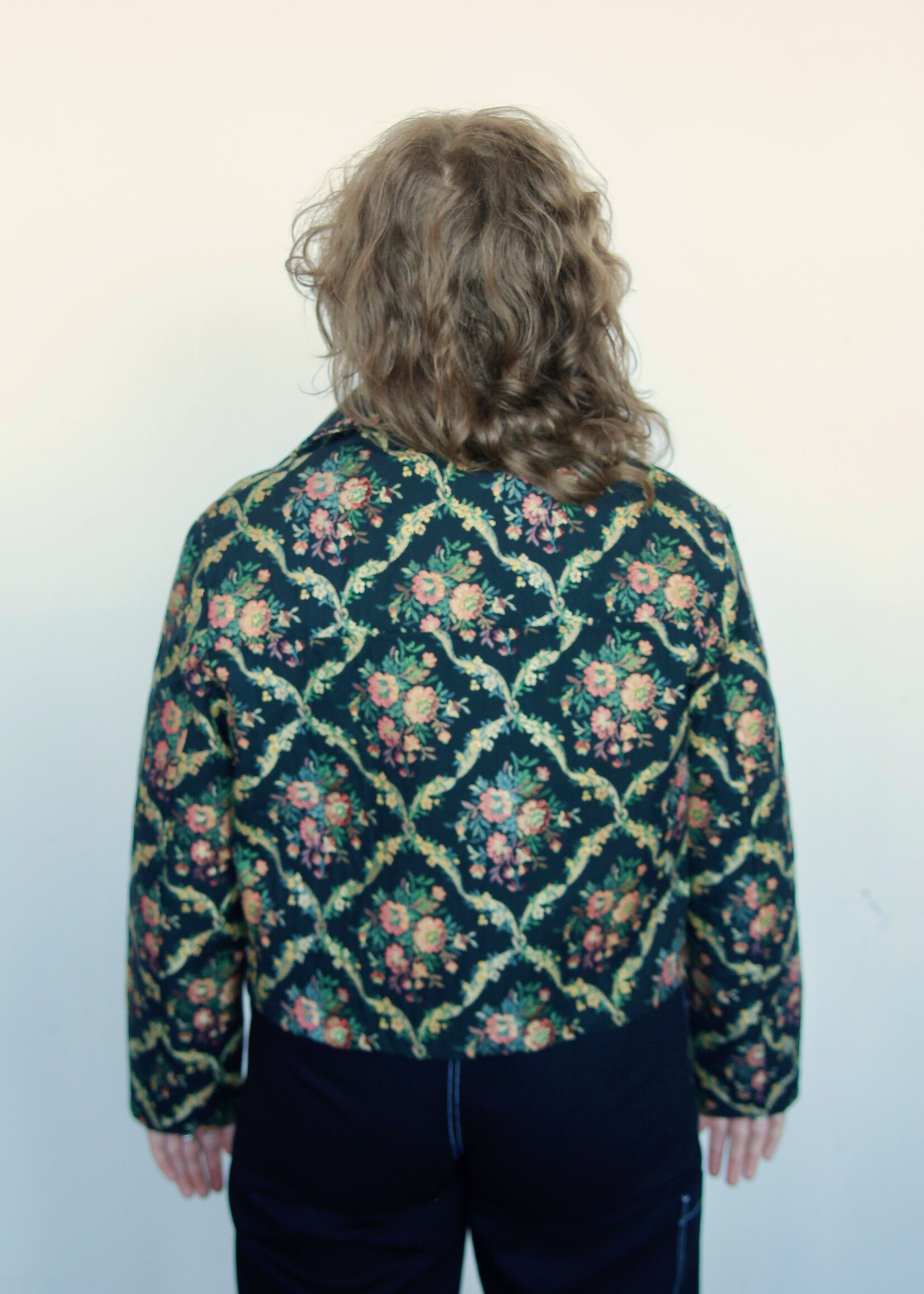 Studio Citizen Studio Citizen Jacket in Black Floral Jacquard