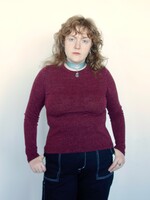 Studio Citizen Studio Citizen Fitted Top - Burgundy Zig Zag