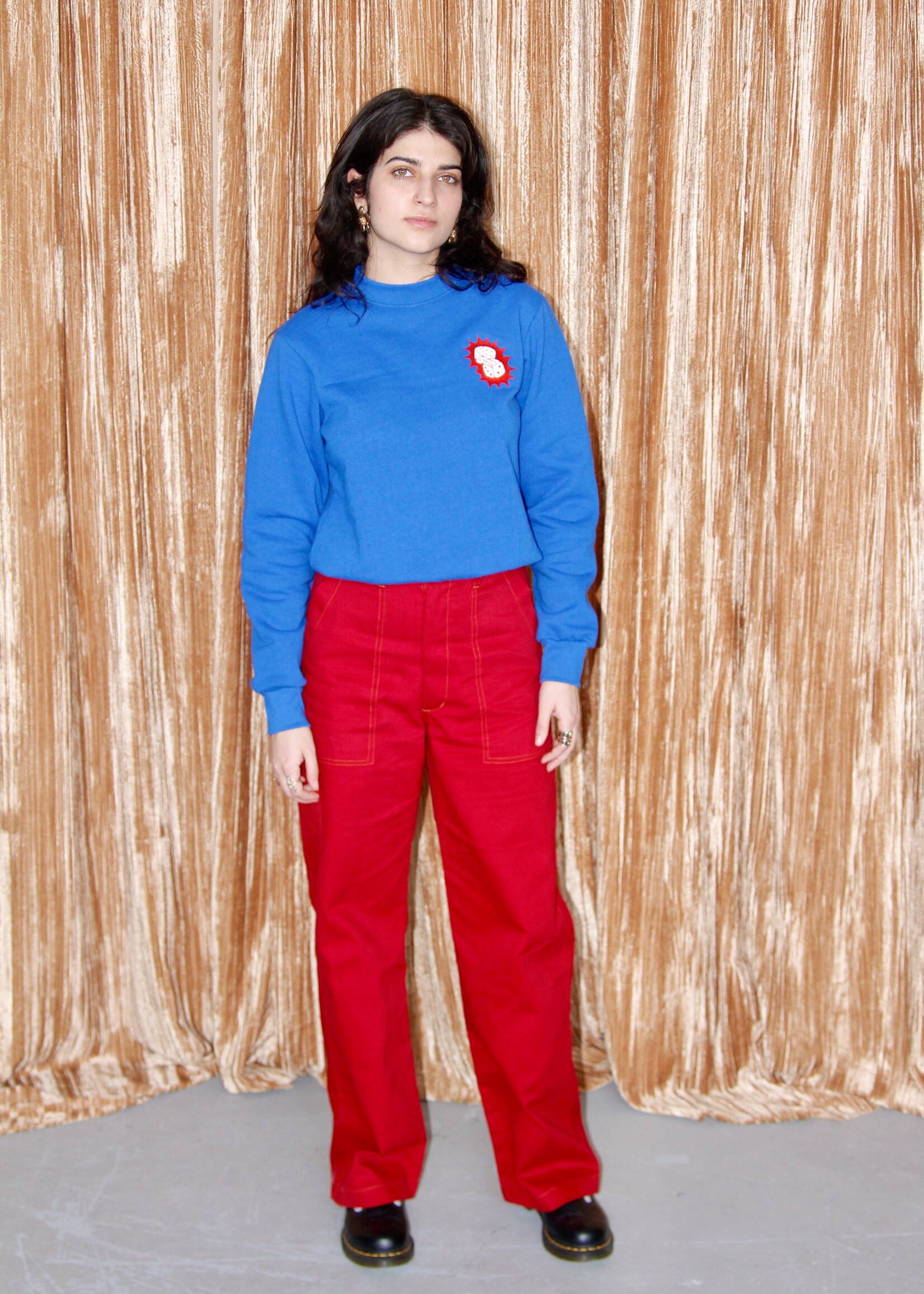 Studio Citizen Studio Citizen Carpenter Pants in Red Denim