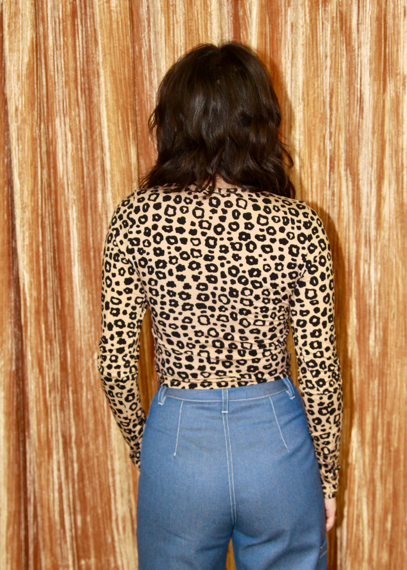 Studio Citizen Studio Citizen Fitted Top - Leopard Spots