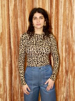 Studio Citizen Studio Citizen Fitted Top - Leopard Spots