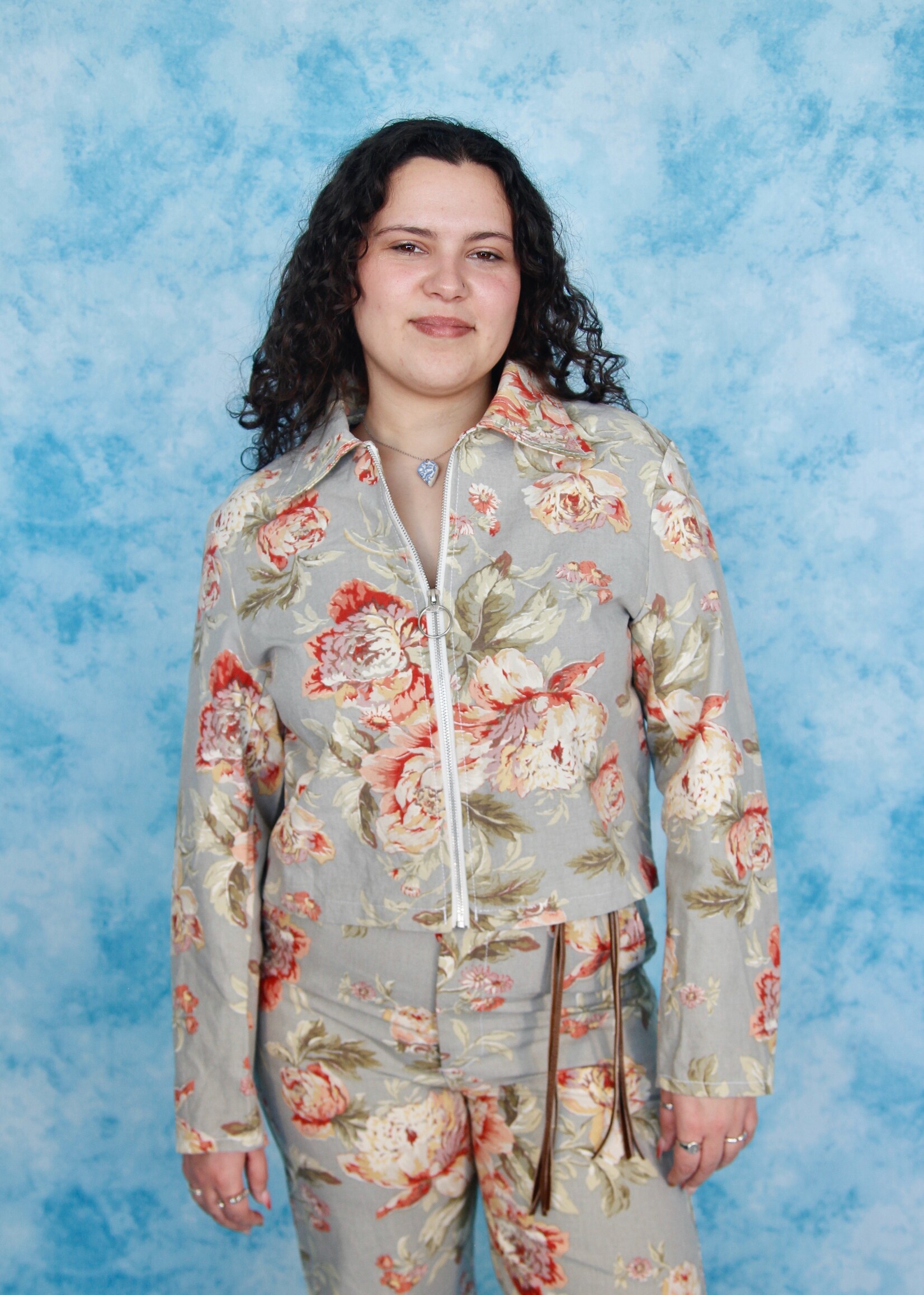 Studio Citizen Studio Citizen Jacket in Green Floral