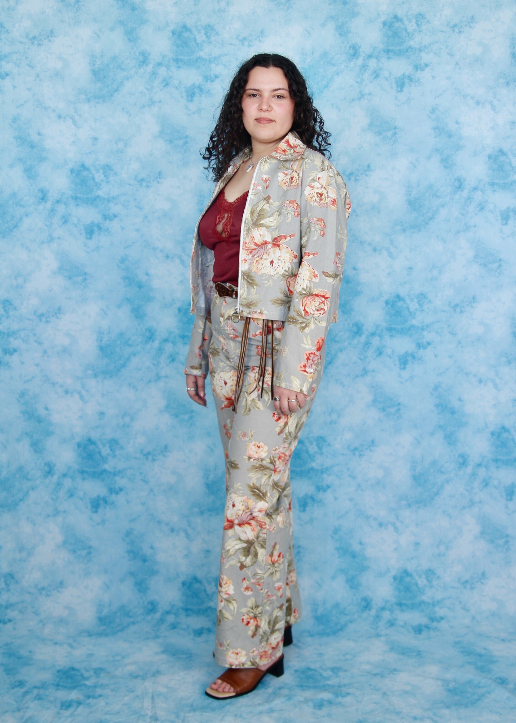 Studio Citizen Studio Citizen Jacket in Green Floral