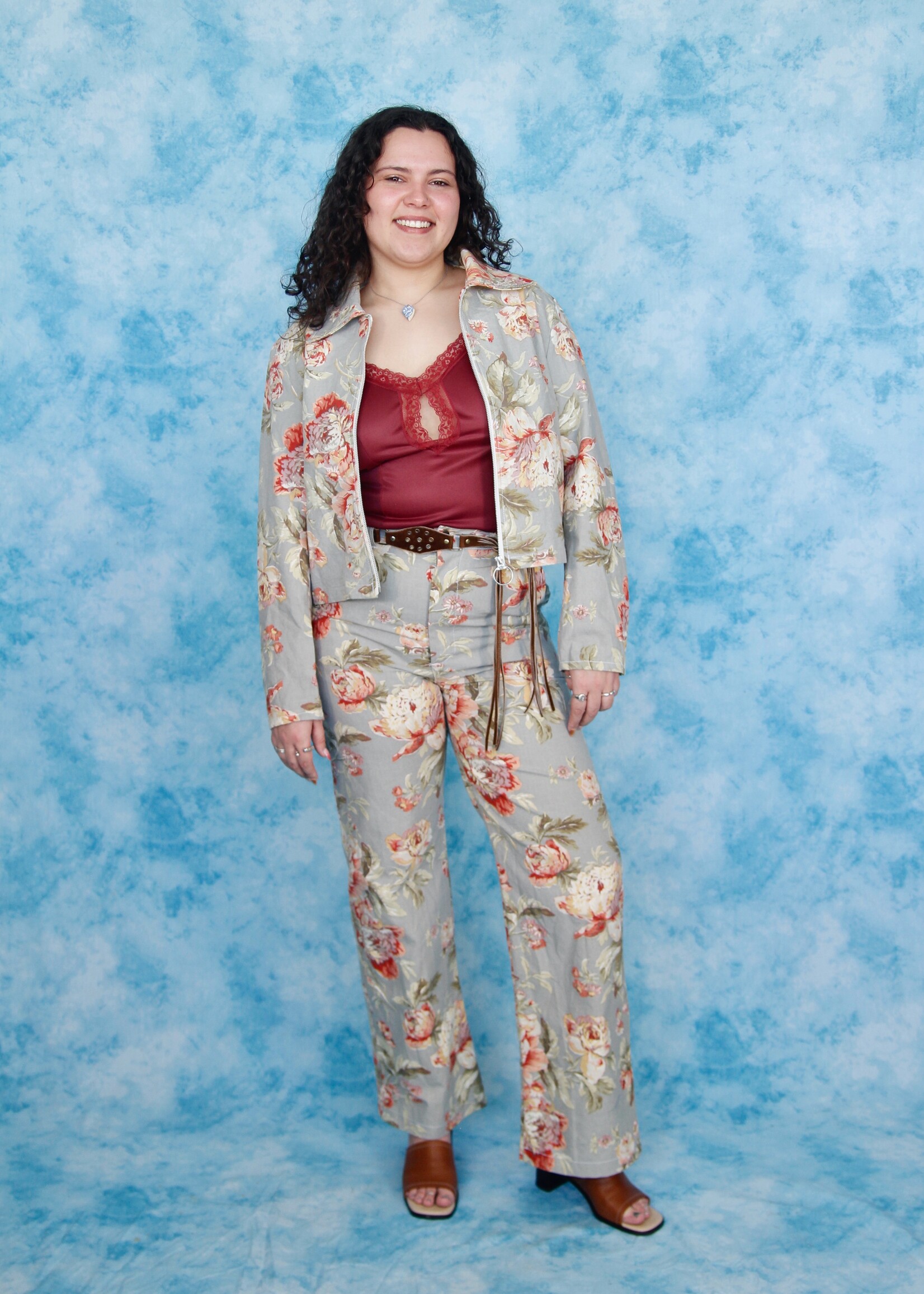 Studio Citizen Studio Citizen Jacket in Green Floral