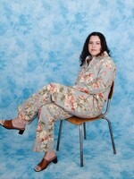 Studio Citizen Straight Cut Pants in Green Floral