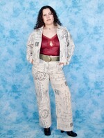 Studio Citizen Straight Cut Pants in  Les Adresses de Paris