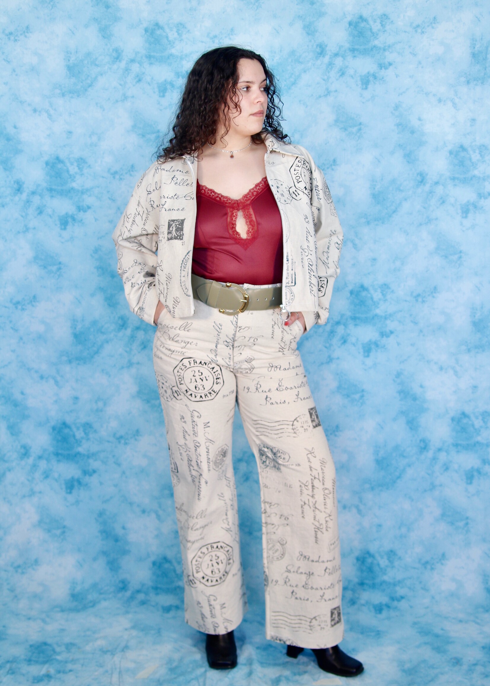 Studio Citizen Studio Citizen Straight Cut Pants in  Les Adresses de Paris