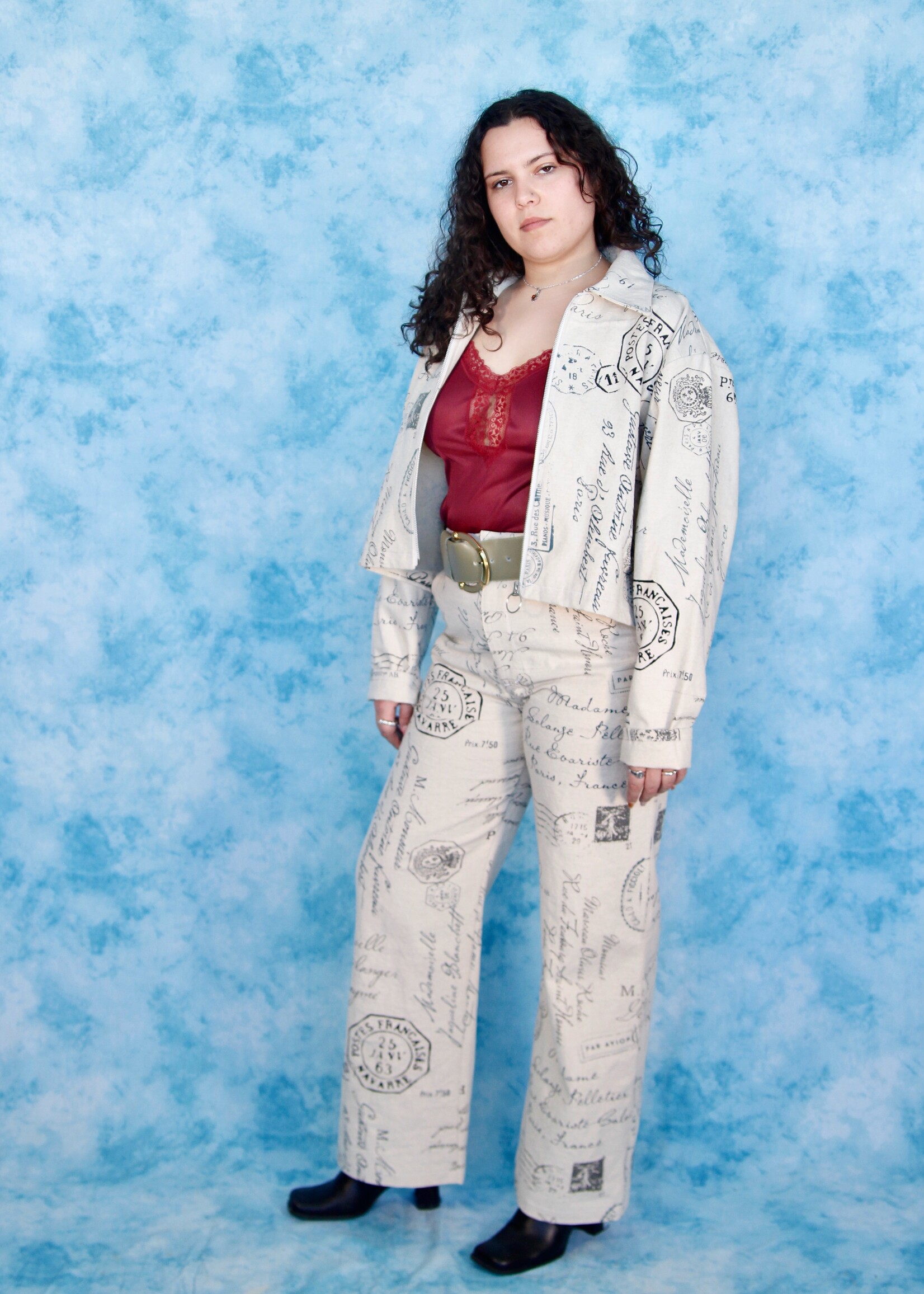 Studio Citizen Studio Citizen Straight Cut Pants in  Les Adresses de Paris