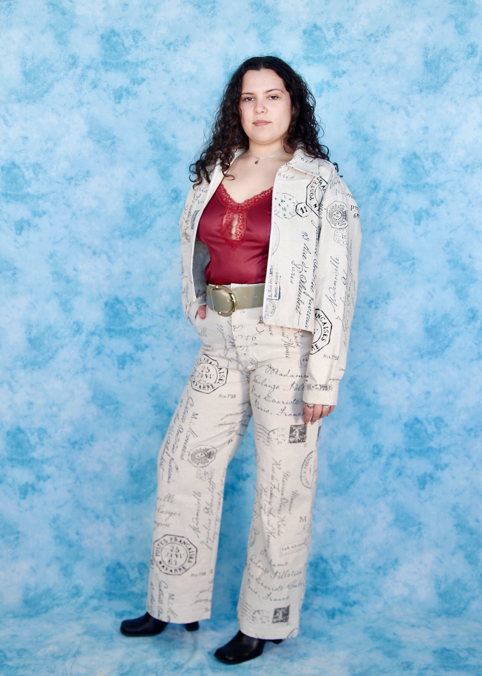 Studio Citizen Studio Citizen Straight Cut Pants in  Les Adresses de Paris