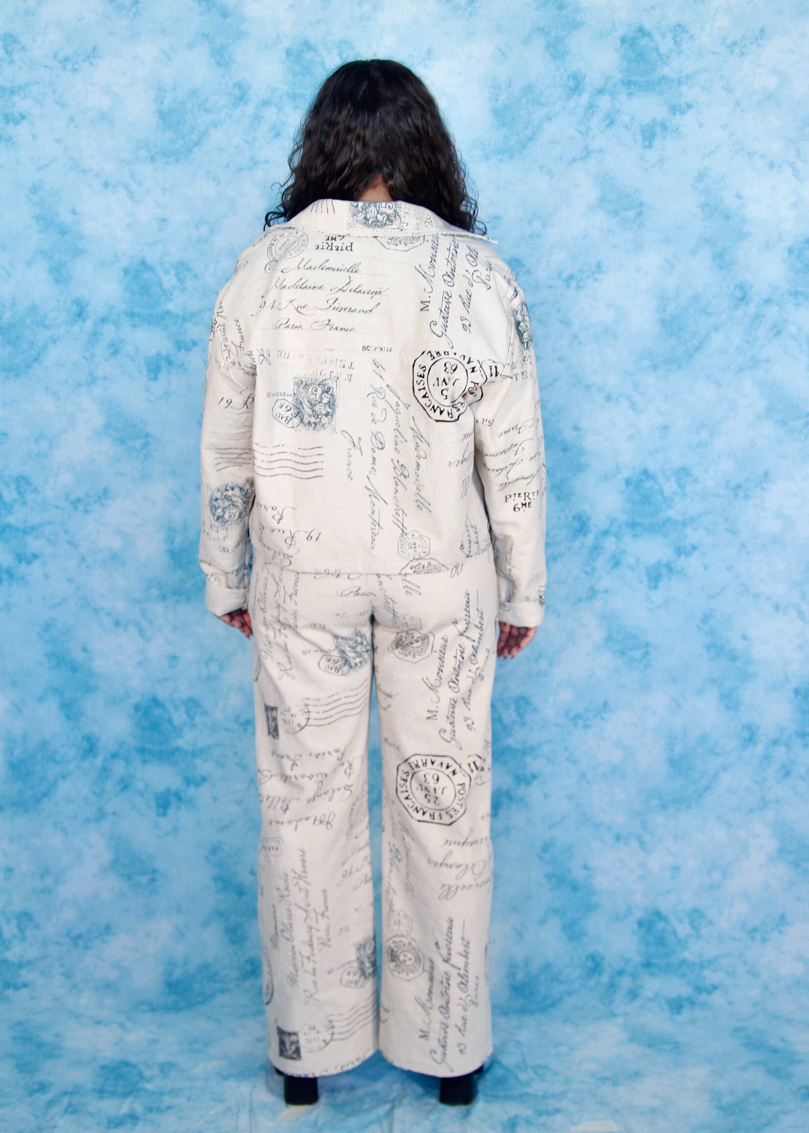 Studio Citizen Studio Citizen Straight Cut Pants in  Les Adresses de Paris