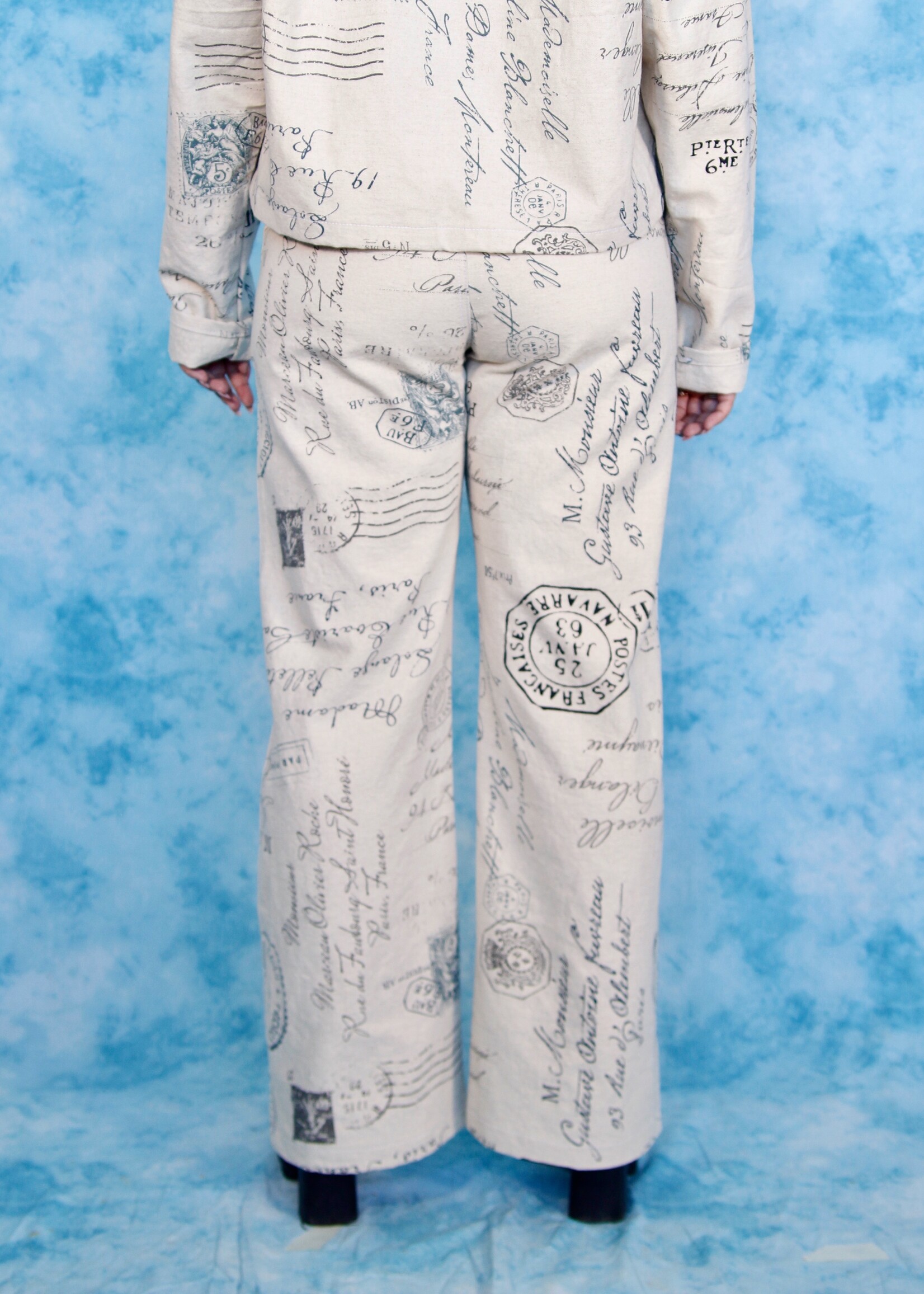 Studio Citizen Studio Citizen Straight Cut Pants in  Les Adresses de Paris