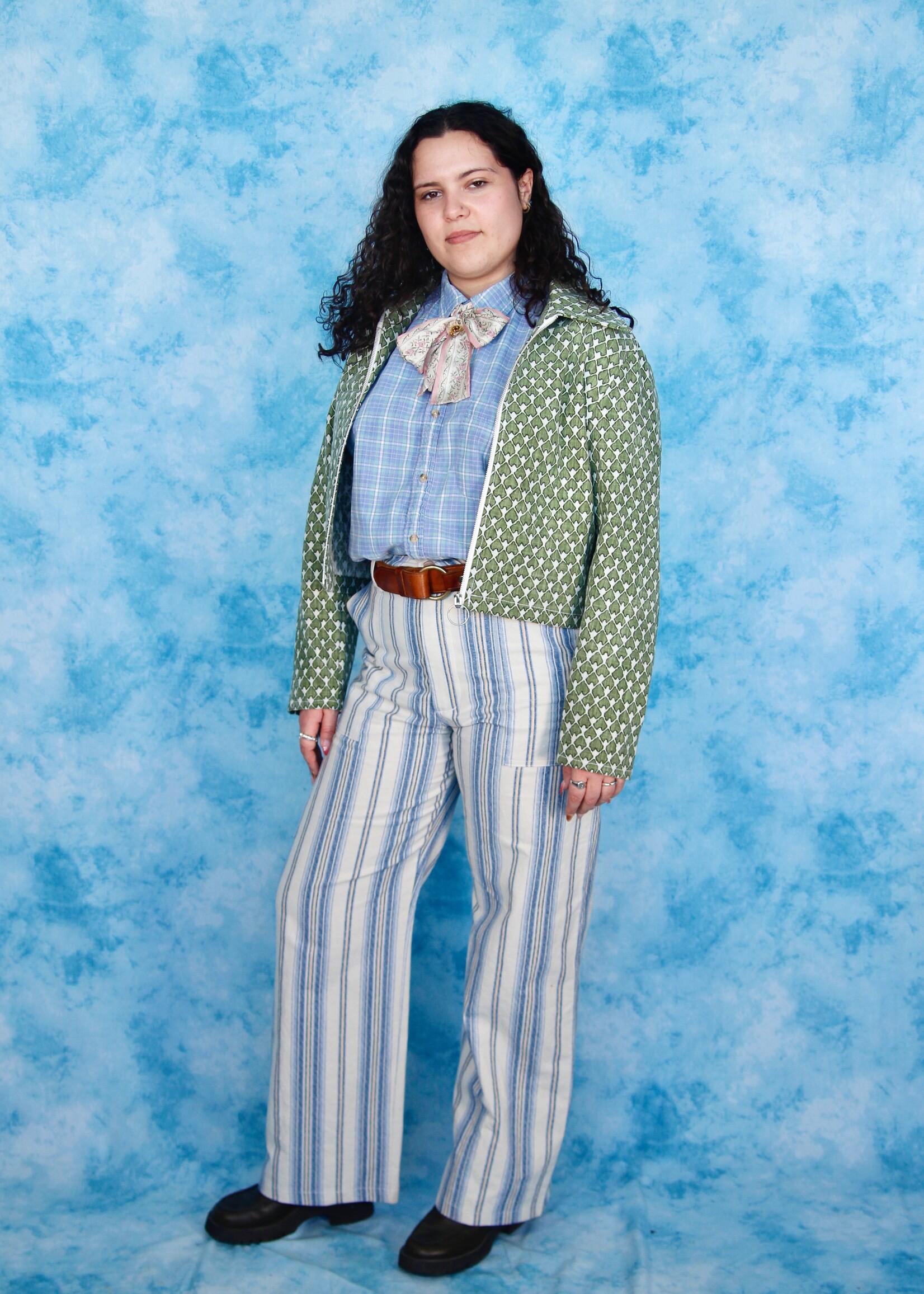Studio Citizen Studio Citizen Carpenter Pants in Blue Stripes