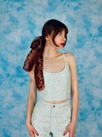 Studio Citizen Maiden Top in Turquoise Rose