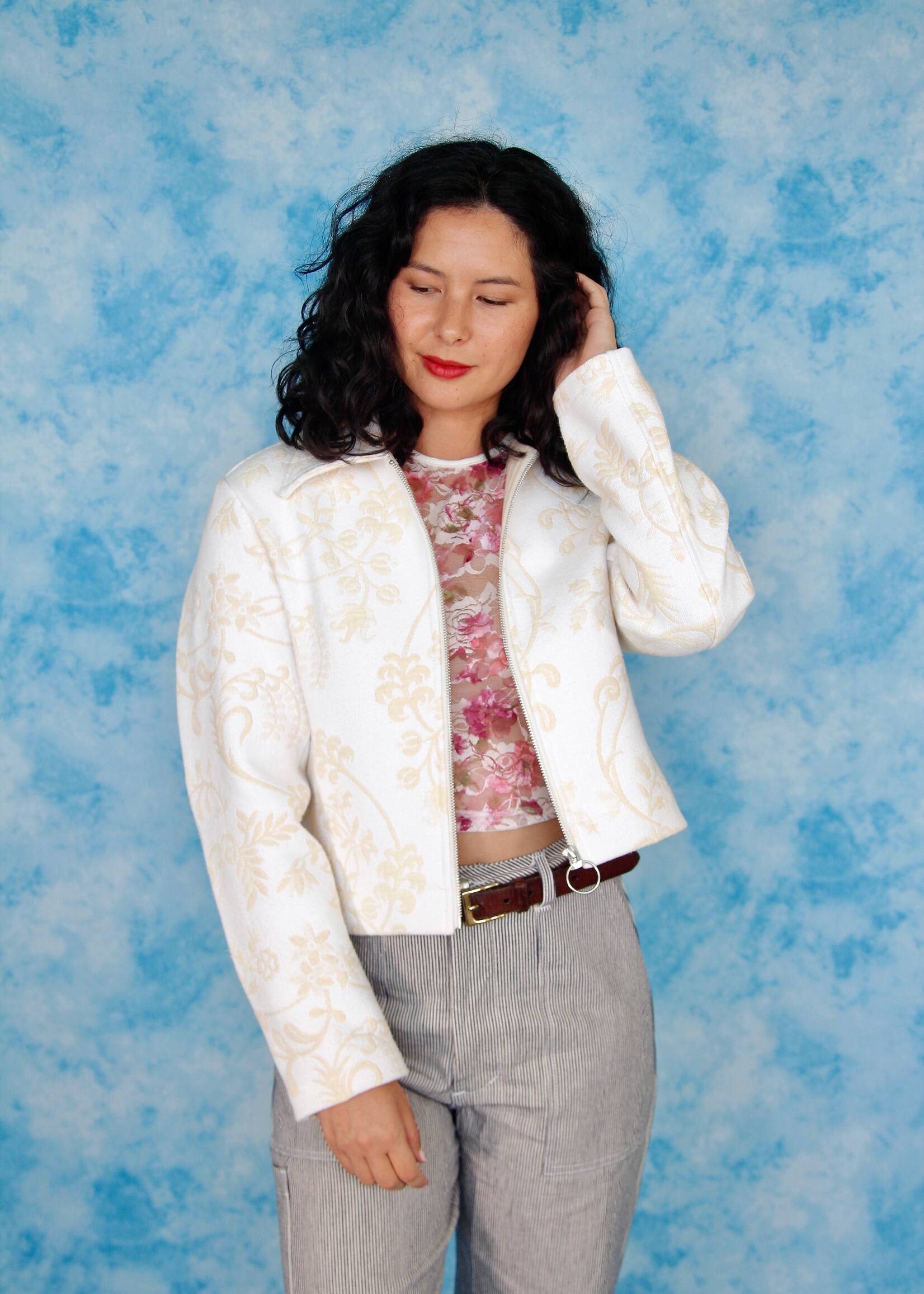 Studio Citizen Studio Citizen Upcycled Zipper Jacket in Cotton Tapestry