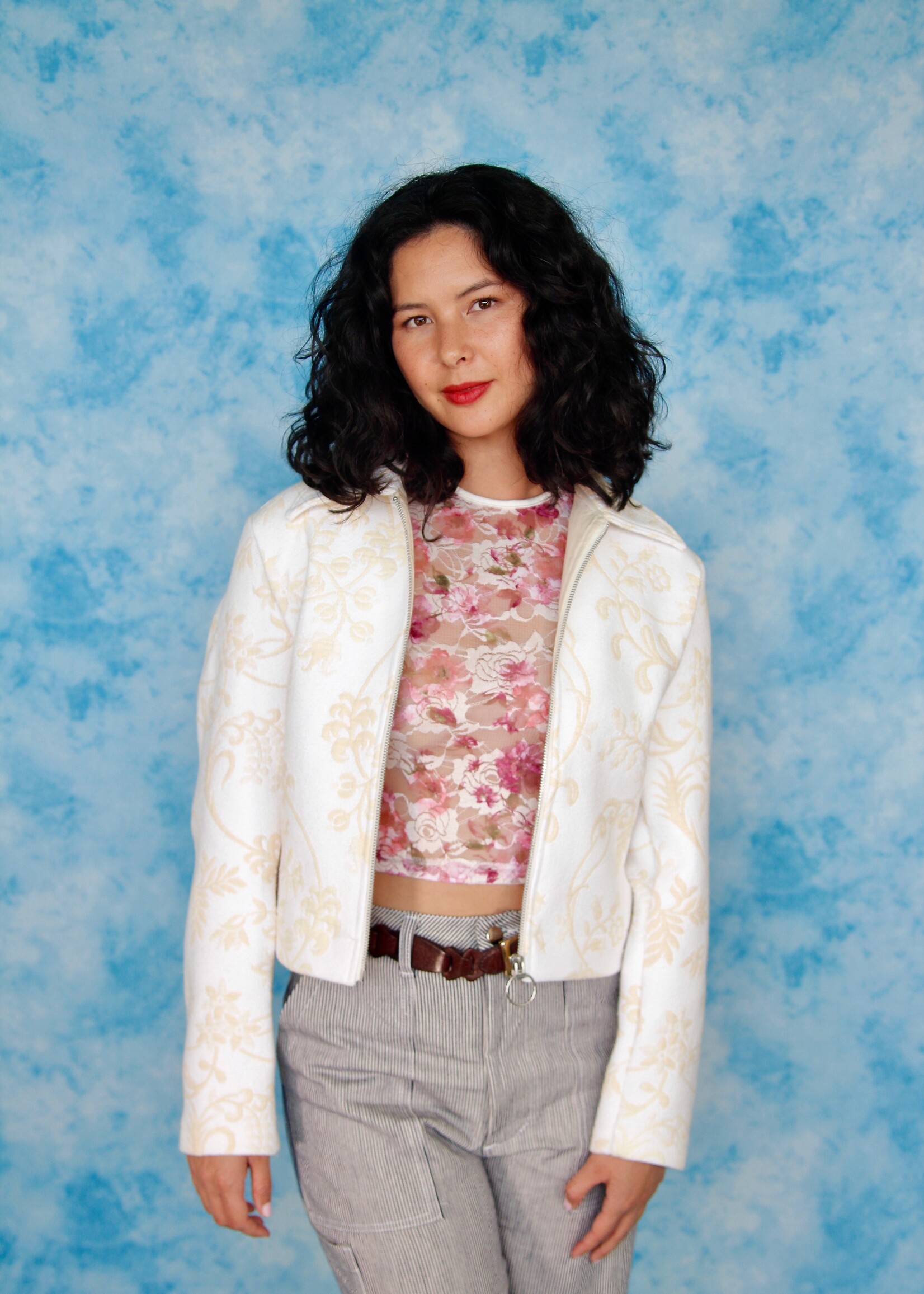 Studio Citizen Studio Citizen Upcycled Zipper Jacket in Cotton Tapestry