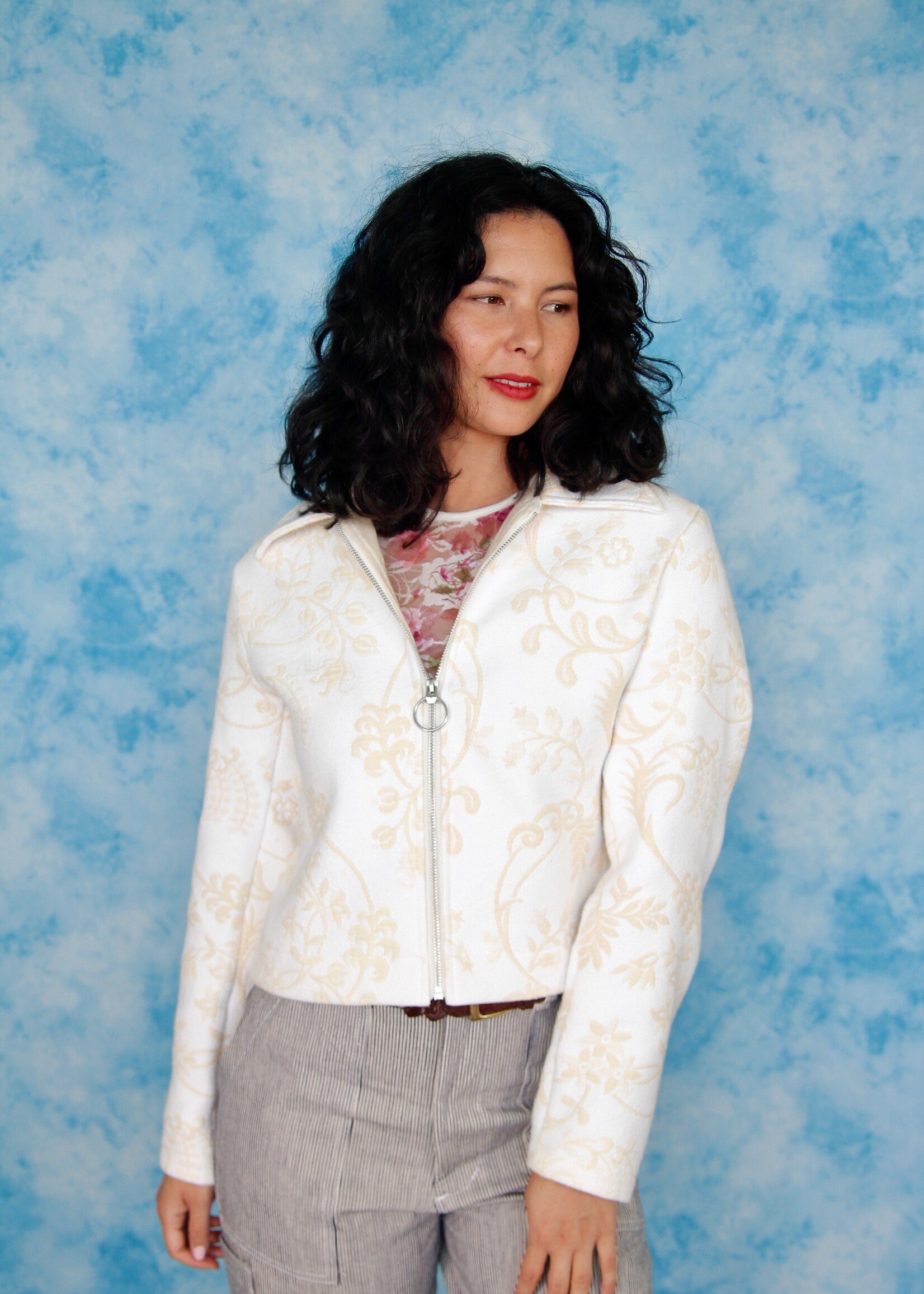 Studio Citizen Studio Citizen Upcycled Zipper Jacket in Cotton Tapestry
