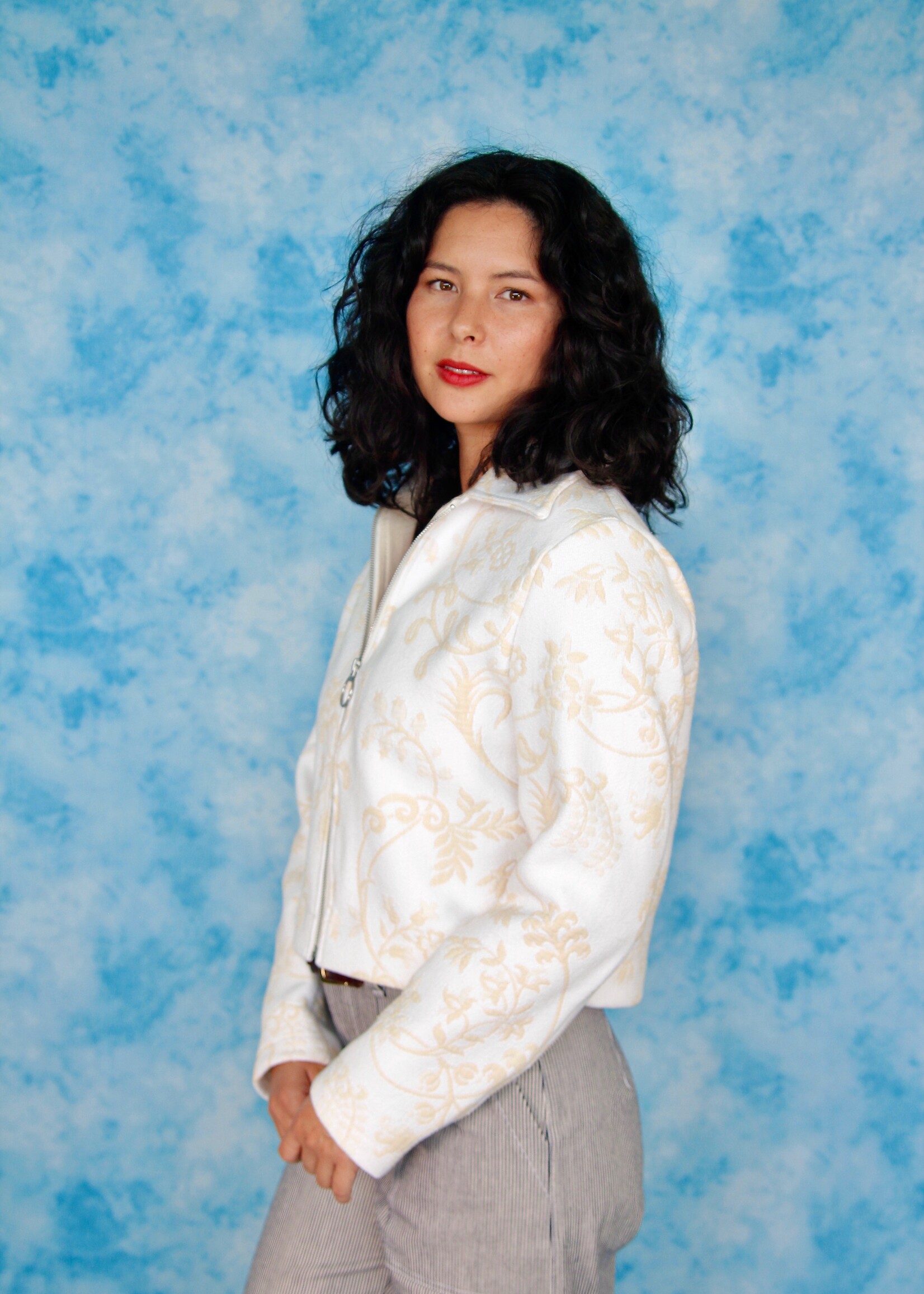 Studio Citizen Studio Citizen Upcycled Zipper Jacket in Cotton Tapestry