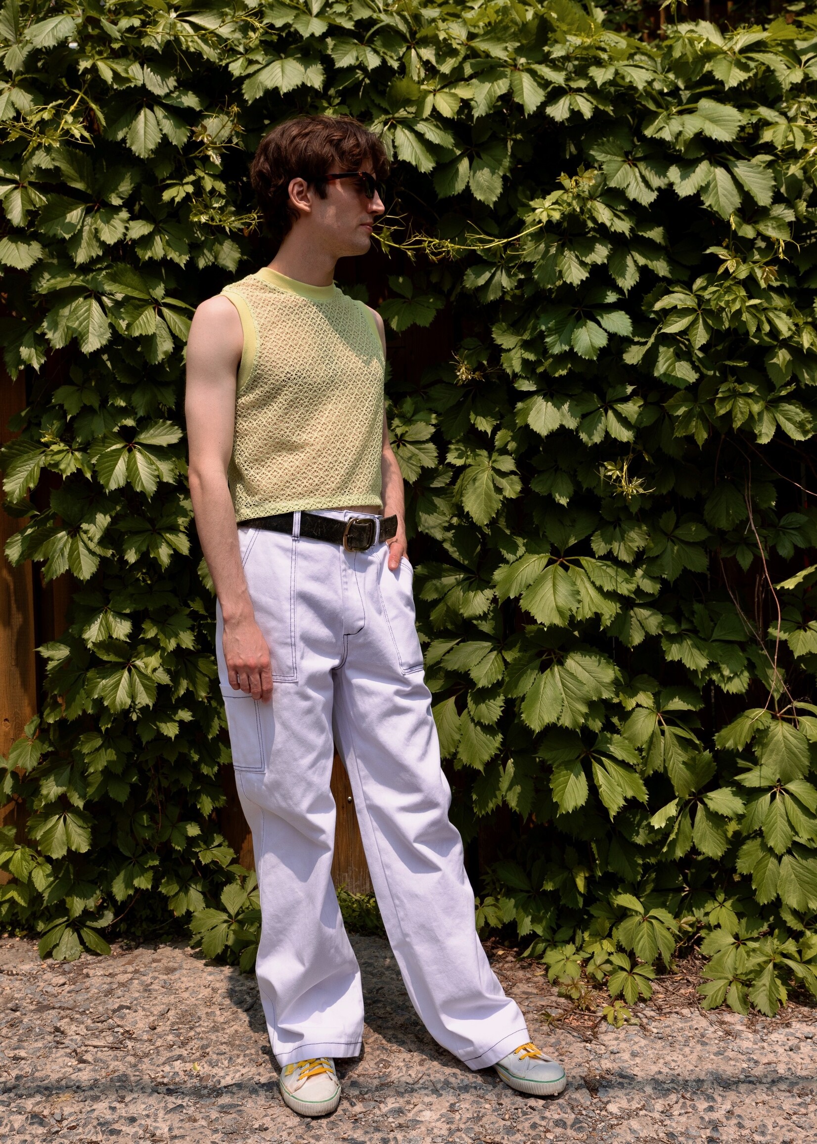 Studio Citizen Studio Citizen Pants Carpenter in White Denim