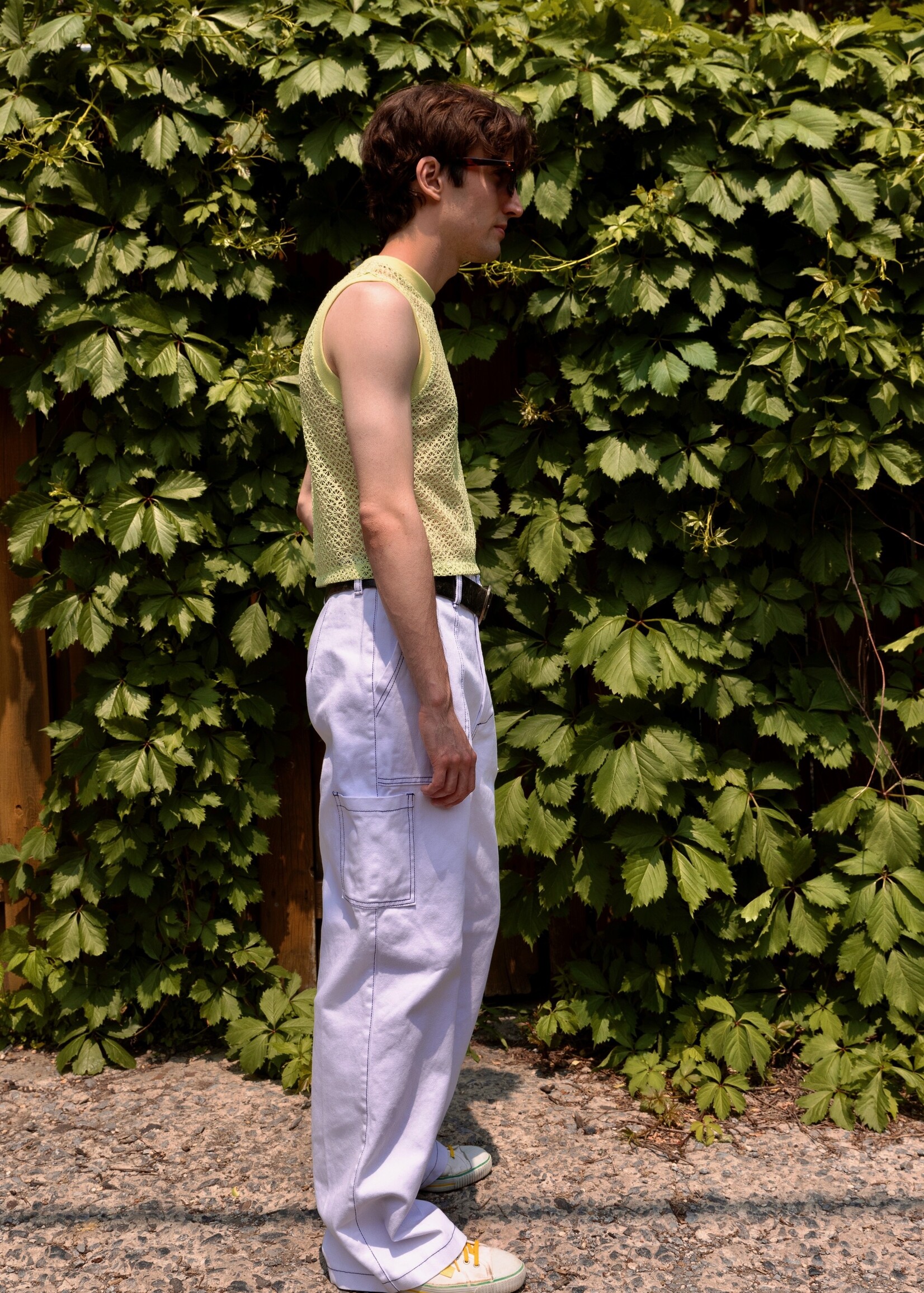 Studio Citizen Studio Citizen Pants Carpenter in White Denim