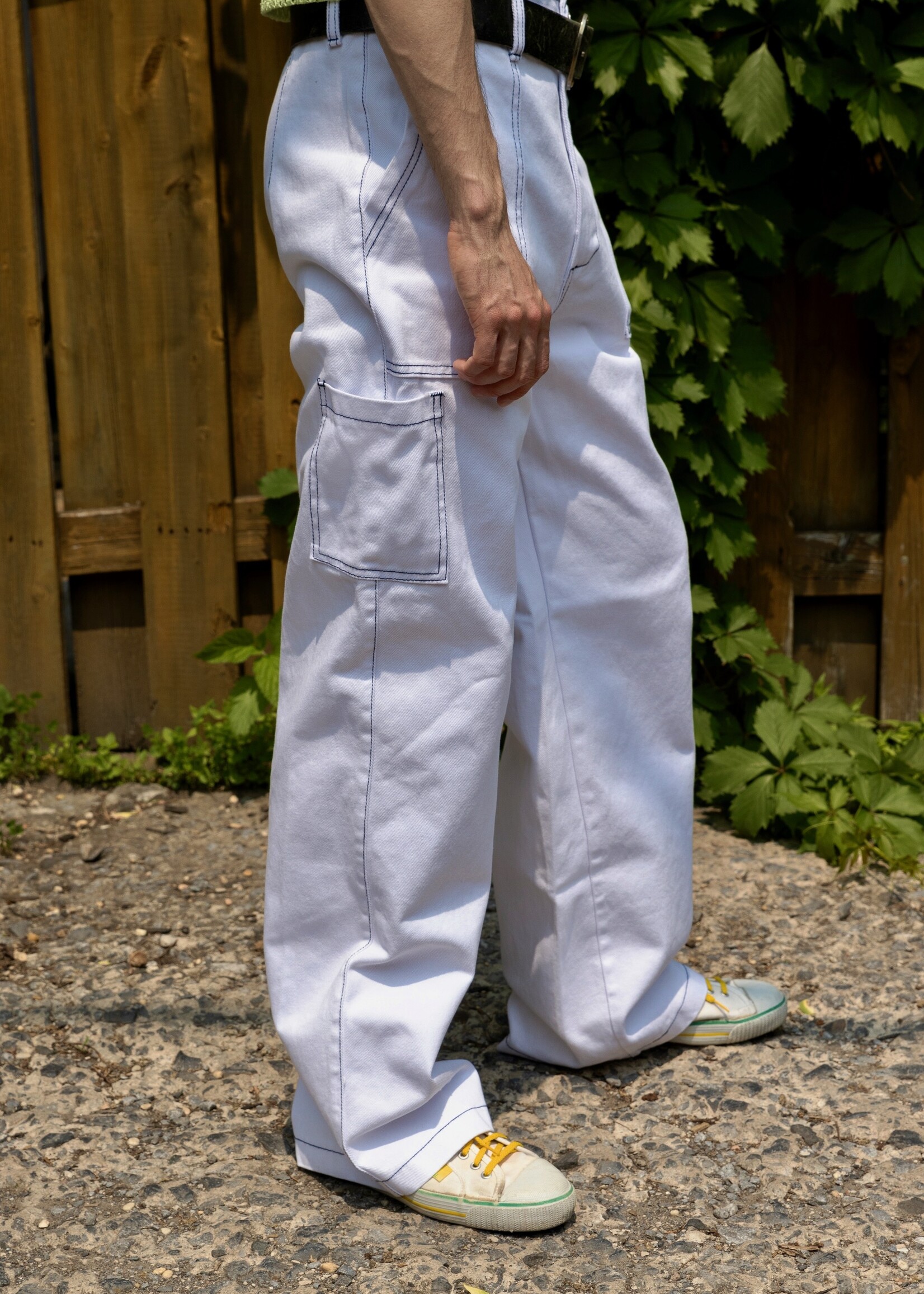 Studio Citizen Studio Citizen Pants Carpenter in White Denim