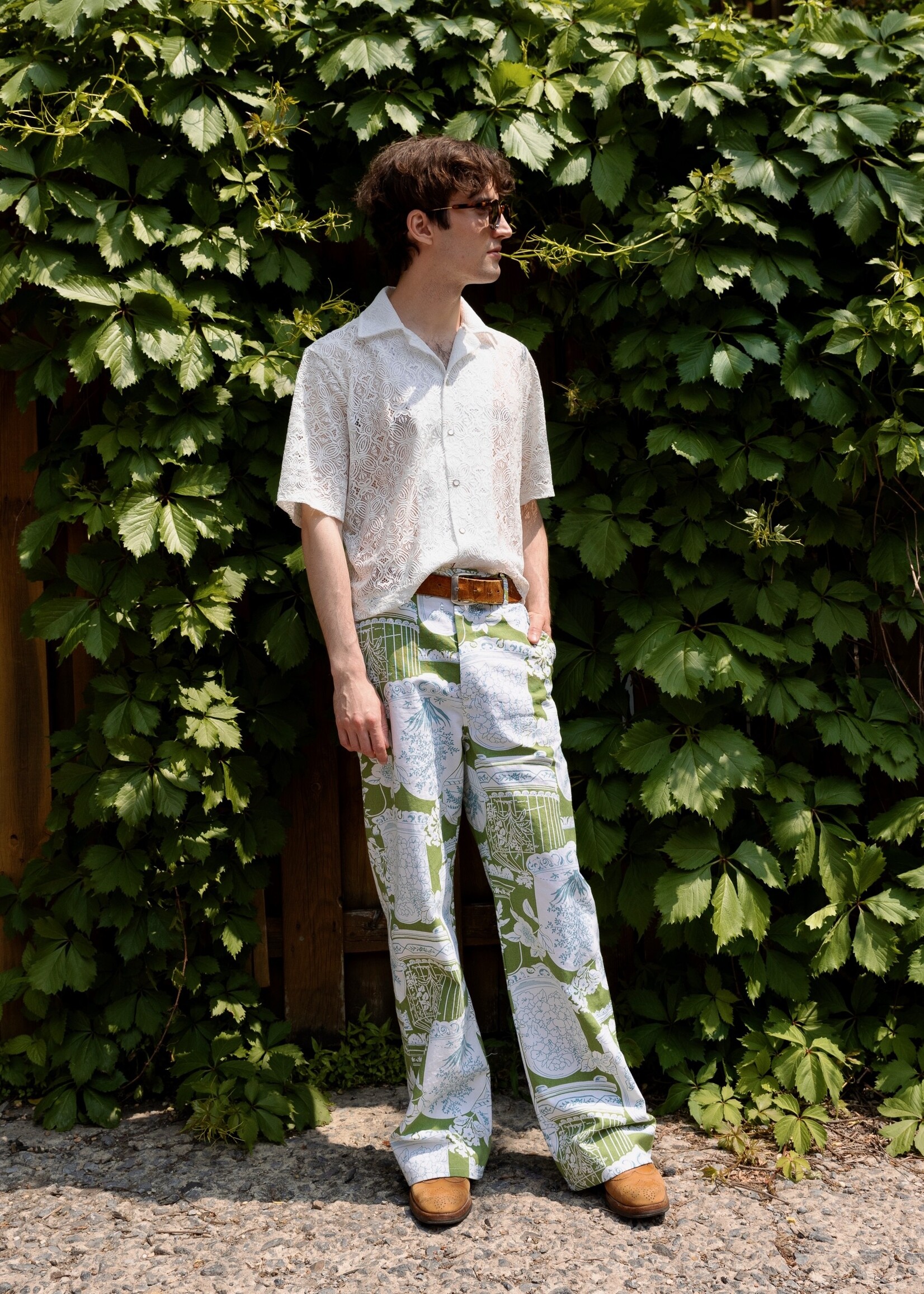 Studio Citizen Studio Citizen Bowling Shirt - White Lace