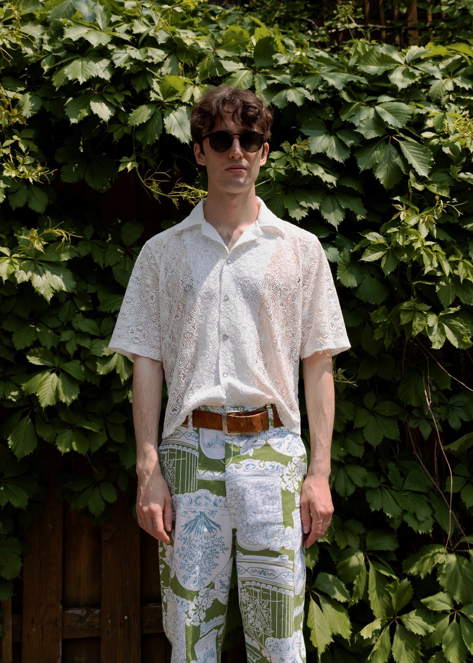 Studio Citizen Studio Citizen Bowling Shirt - White Lace