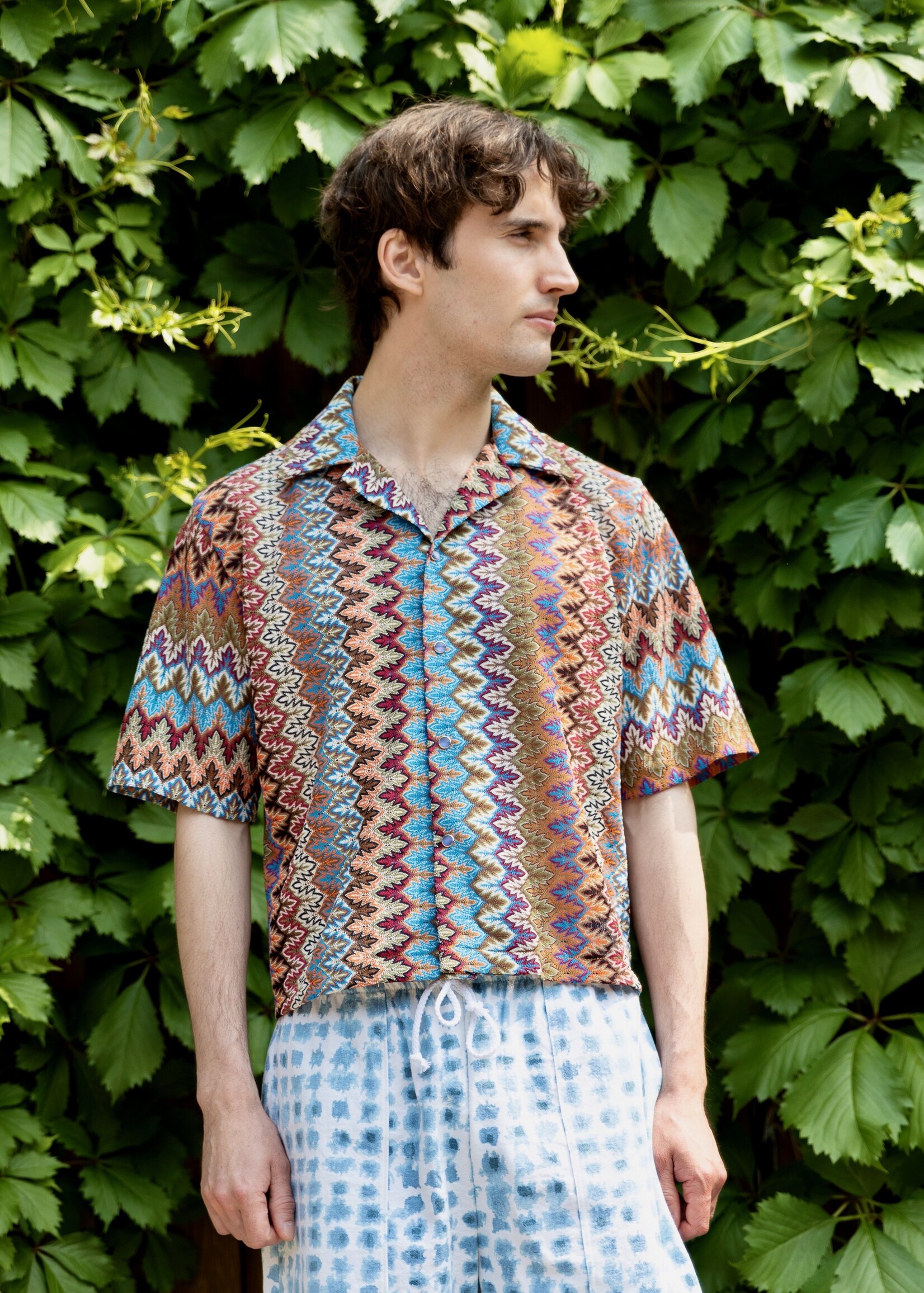 Studio Citizen Studio Citizen Bowling Shirt - Colorful Lace