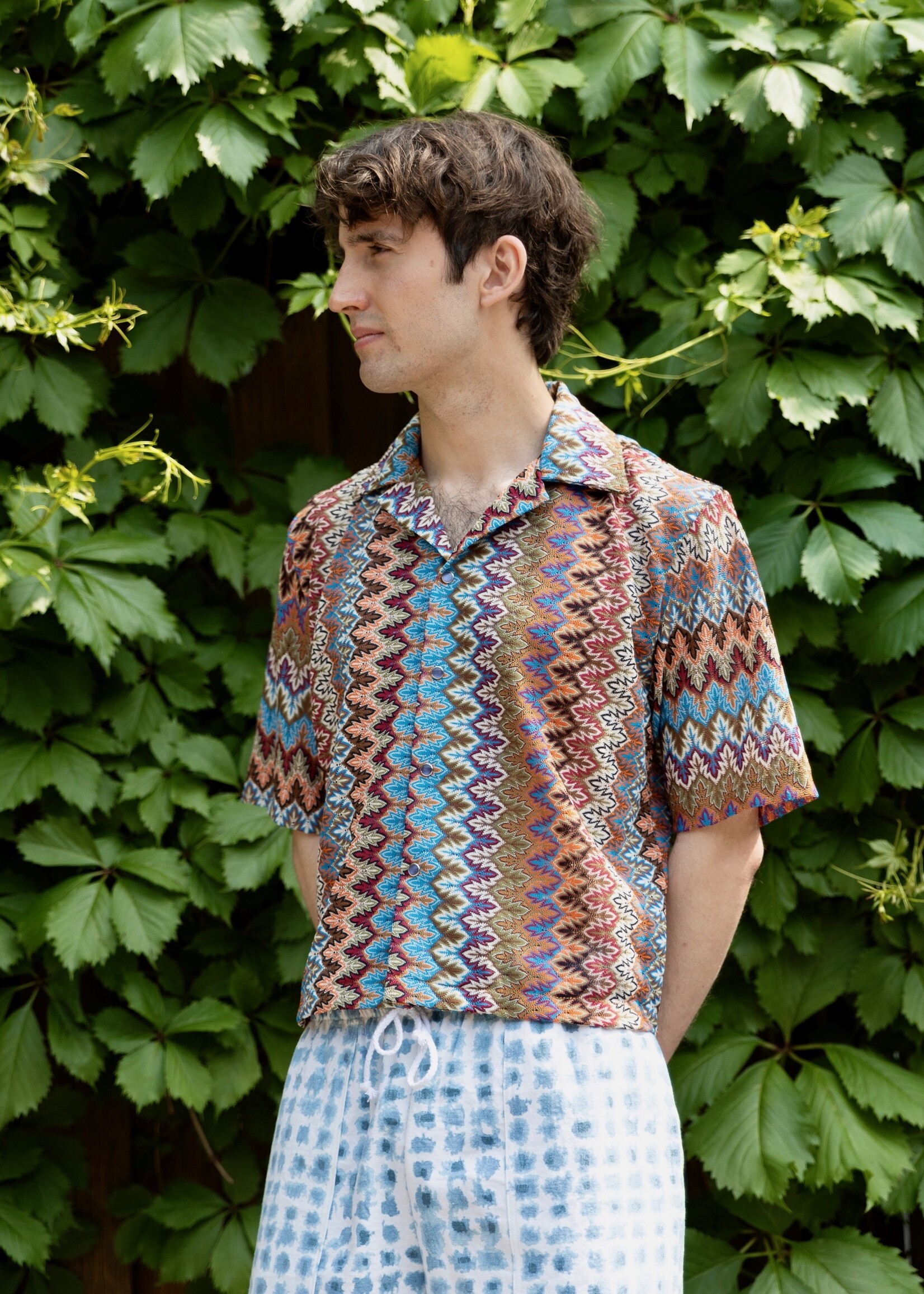 Studio Citizen Studio Citizen Bowling Shirt - Colorful Lace