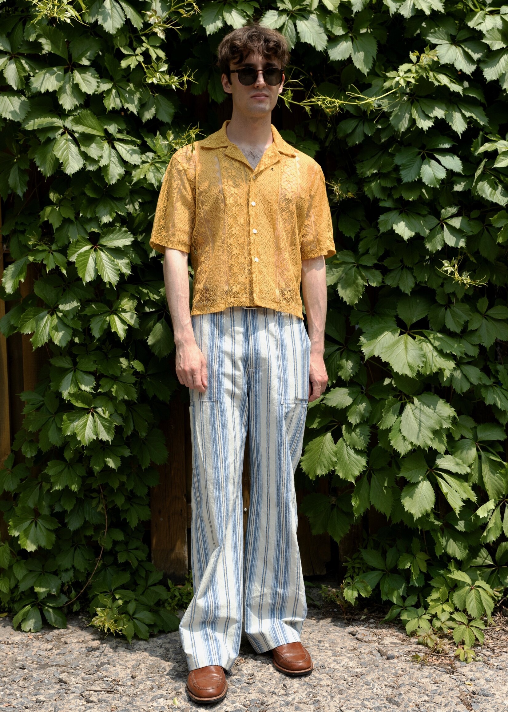 Studio Citizen Studio Citizen Carpenter Pants in Blue Stripes