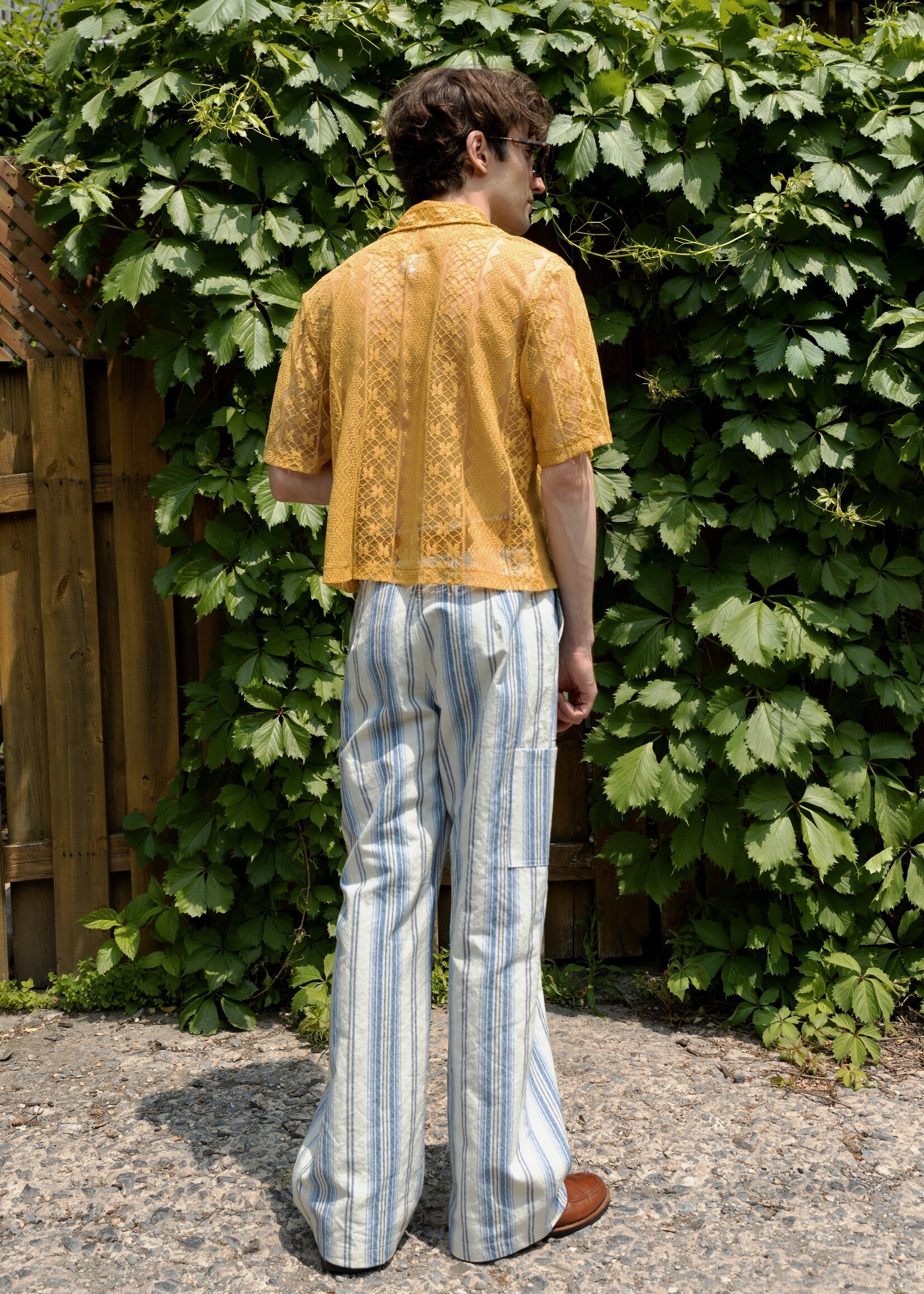 Studio Citizen Studio Citizen Carpenter Pants in Blue Stripes