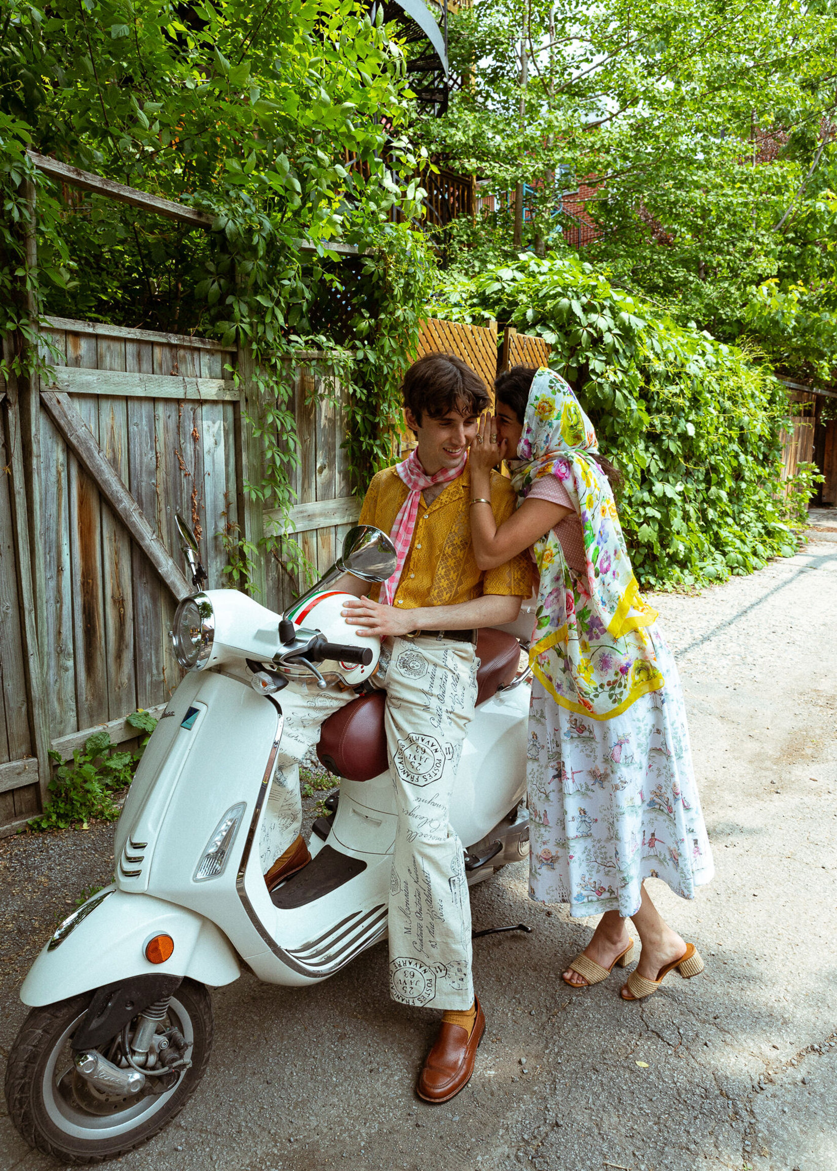 Studio Citizen Studio Citizen Straight Cut Pants in  Les Adresses de Paris