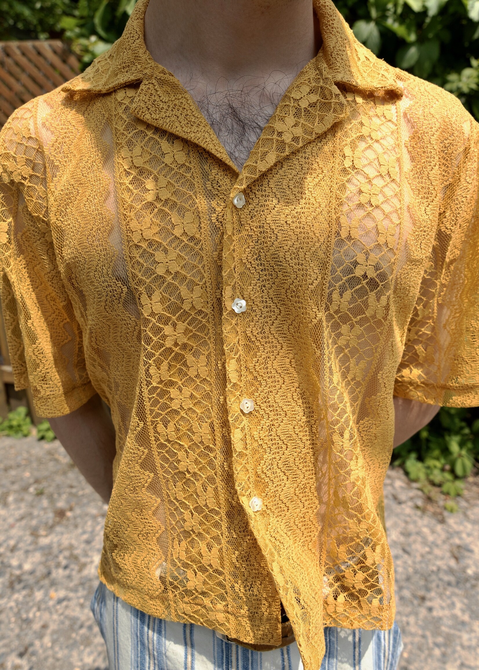 Studio Citizen Studio Citizen Bowling Shirt - Mustard Lace