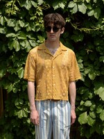 Studio Citizen Bowling Shirt - Mustard Lace