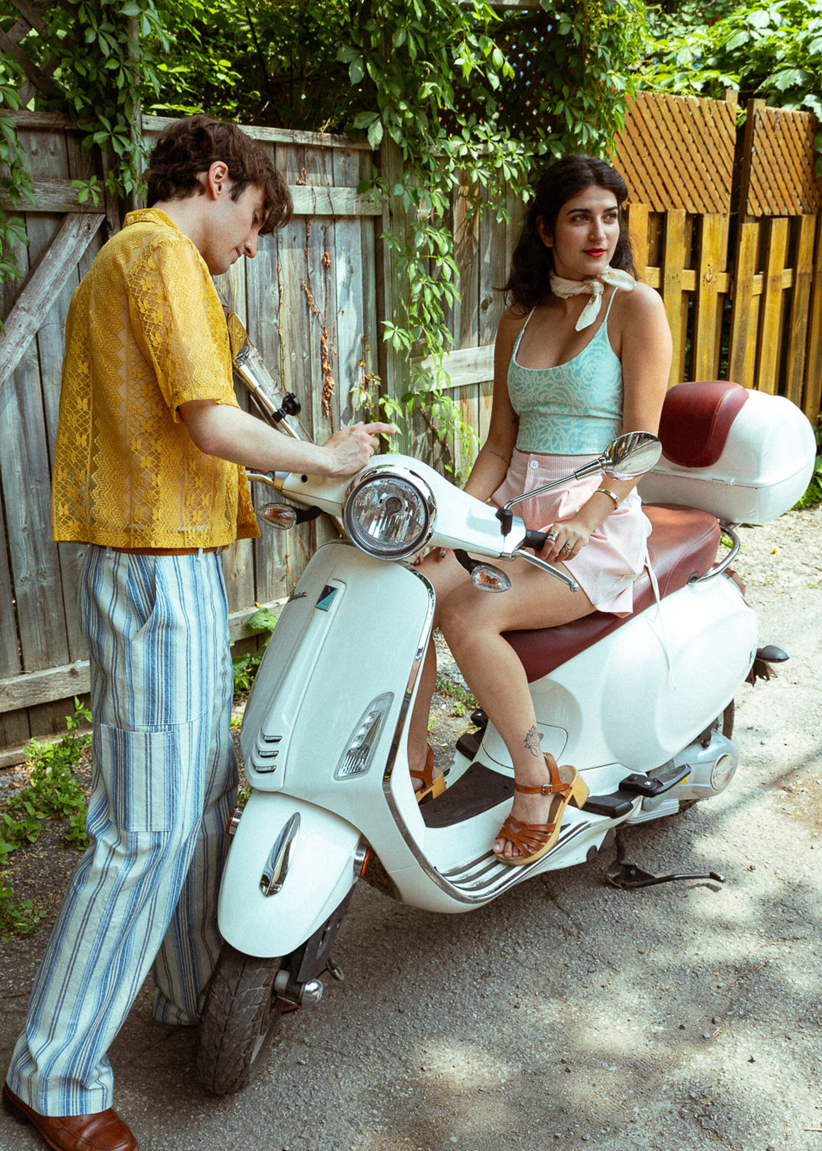 Studio Citizen Studio Citizen Pleated Shorts in Candy Stripe