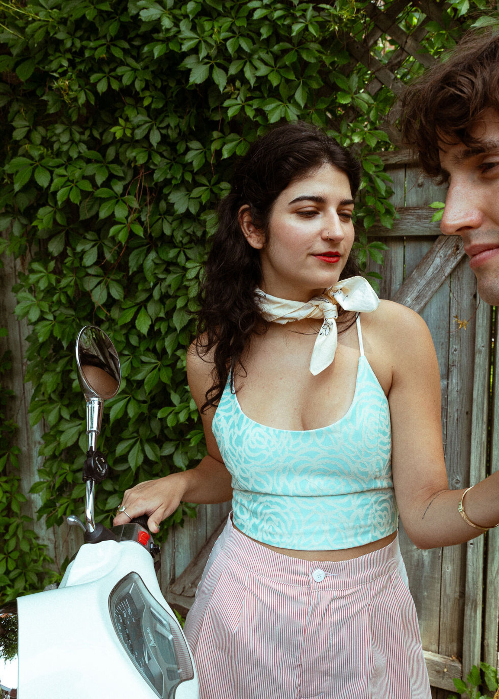 Studio Citizen Studio Citizen Pleated Shorts in Candy Stripe