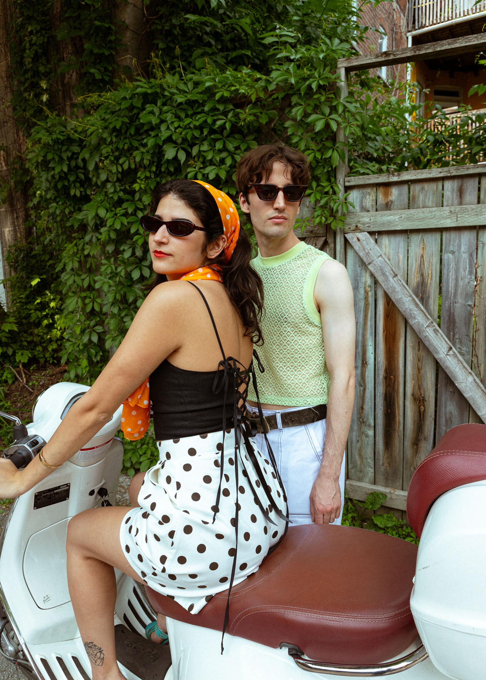 Studio Citizen Studio Citizen Pleated Shorts in Polka Dot