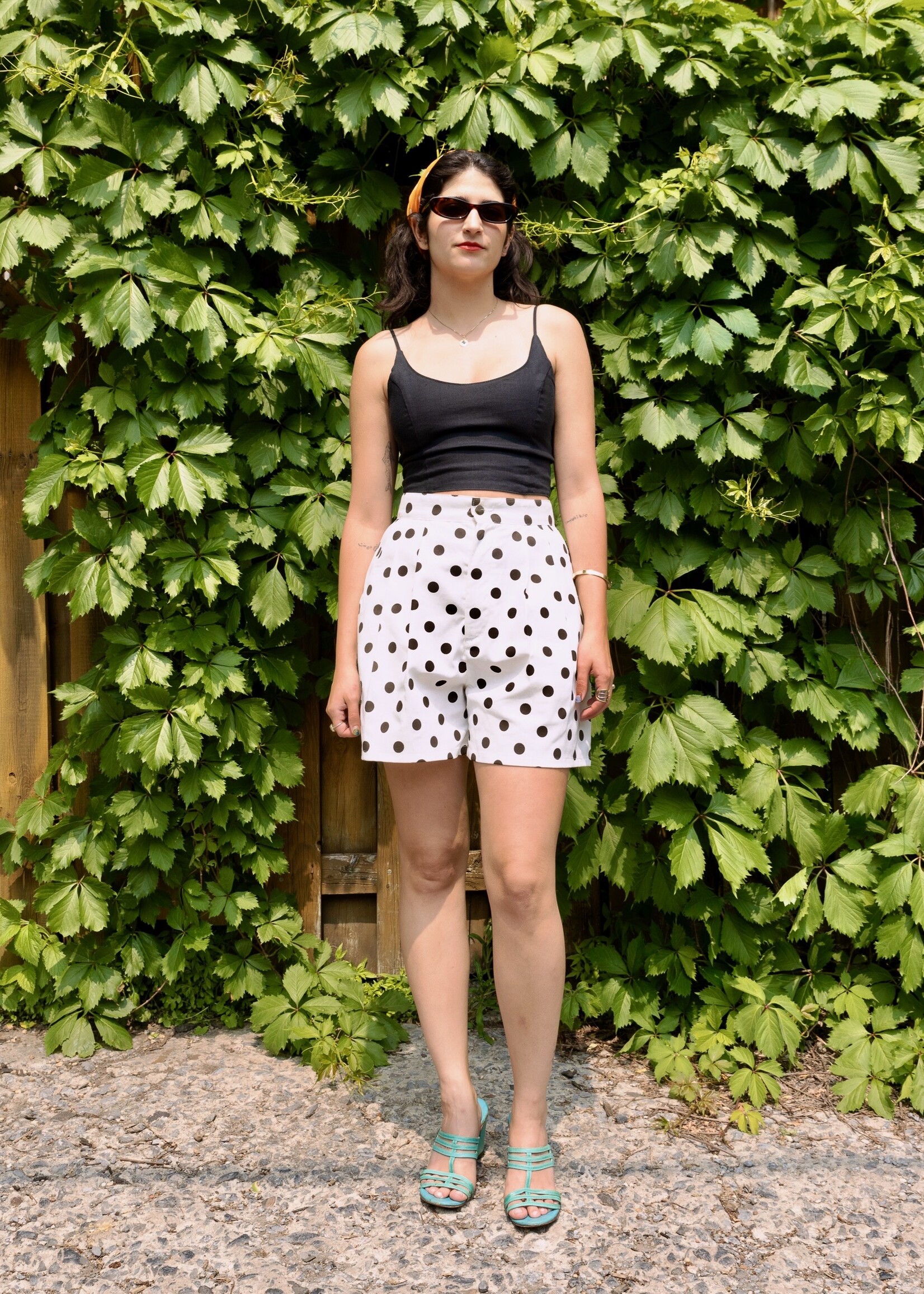 Studio Citizen Studio Citizen Pleated Shorts in Polka Dot