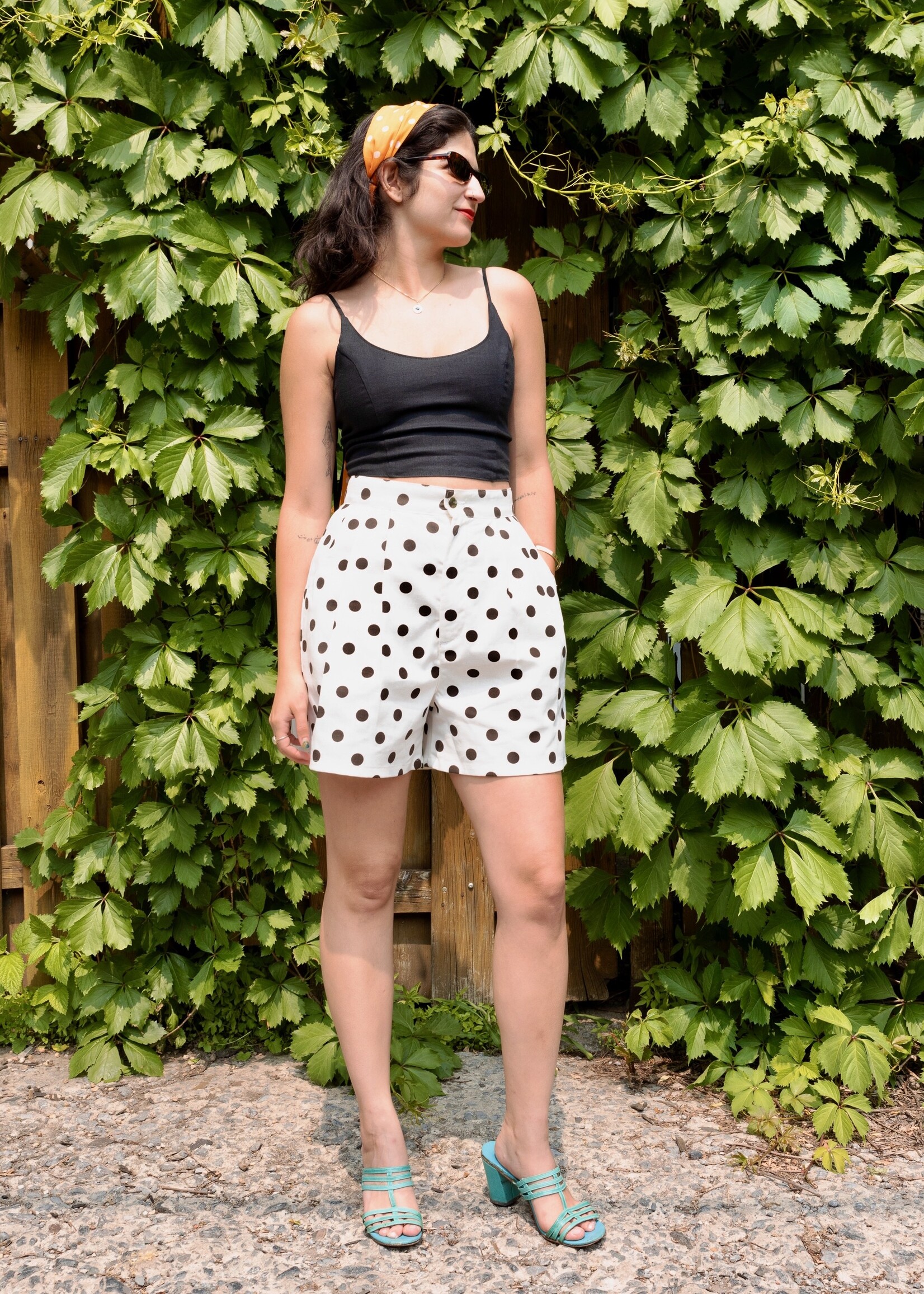 Studio Citizen Studio Citizen Pleated Shorts in Polka Dot