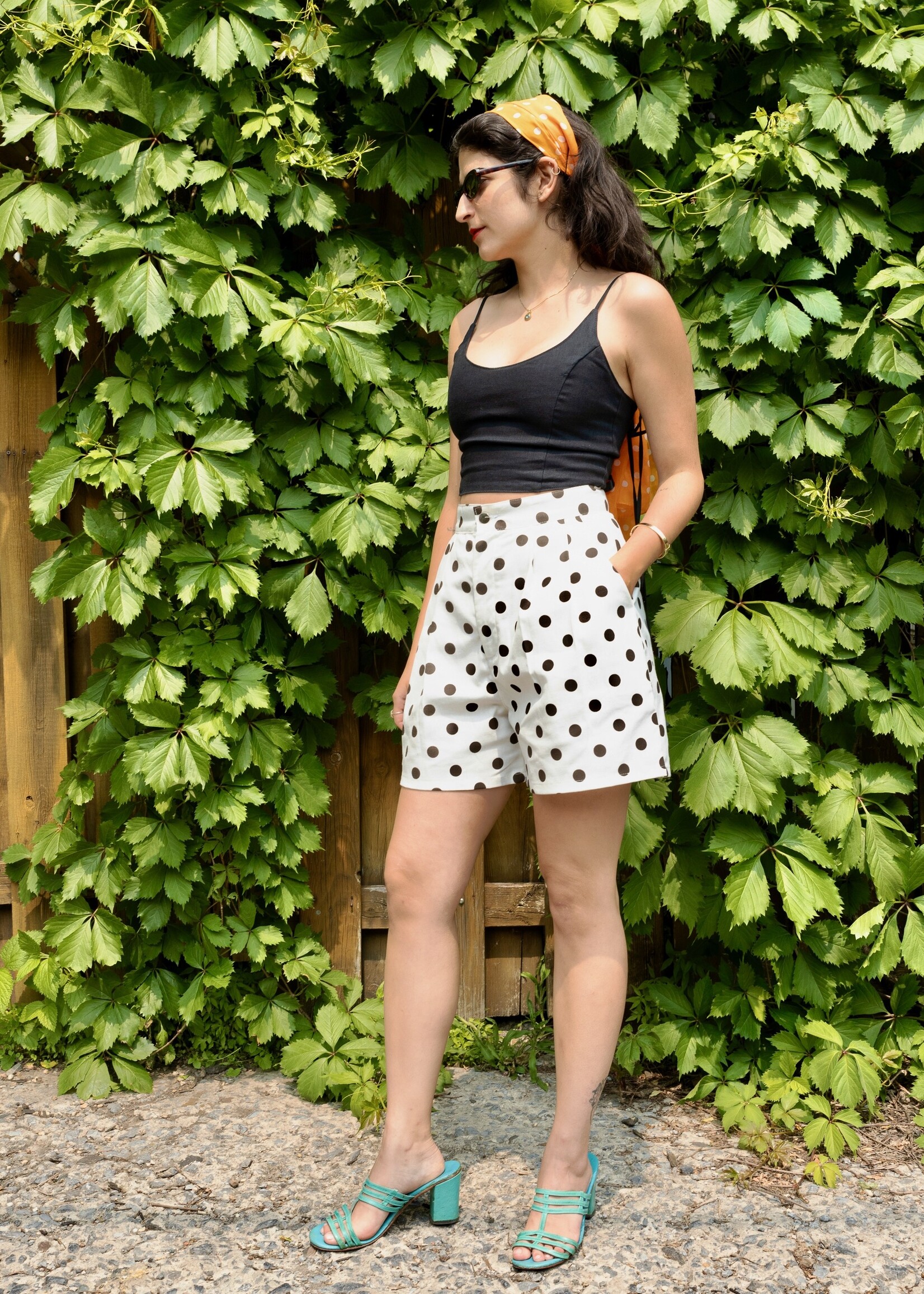 Studio Citizen Studio Citizen Pleated Shorts in Polka Dot