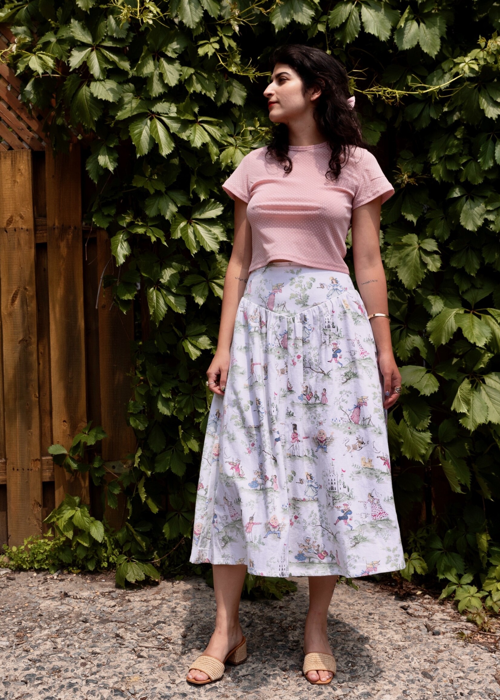 Studio Citizen Studio Citizen Maiden Skirt in Nursery Rhyme Print