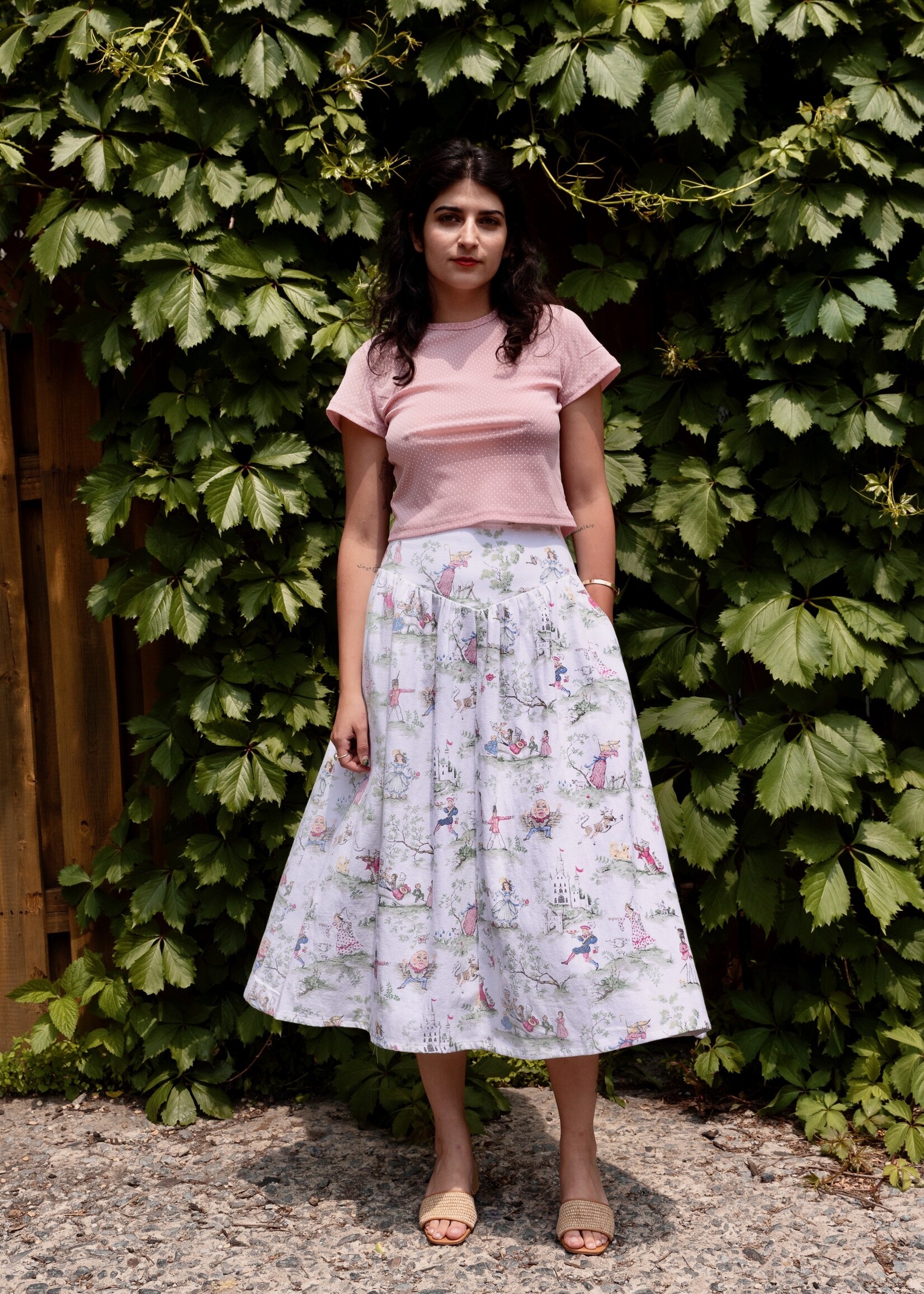 Studio Citizen Studio Citizen Maiden Skirt in Nursery Rhyme Print