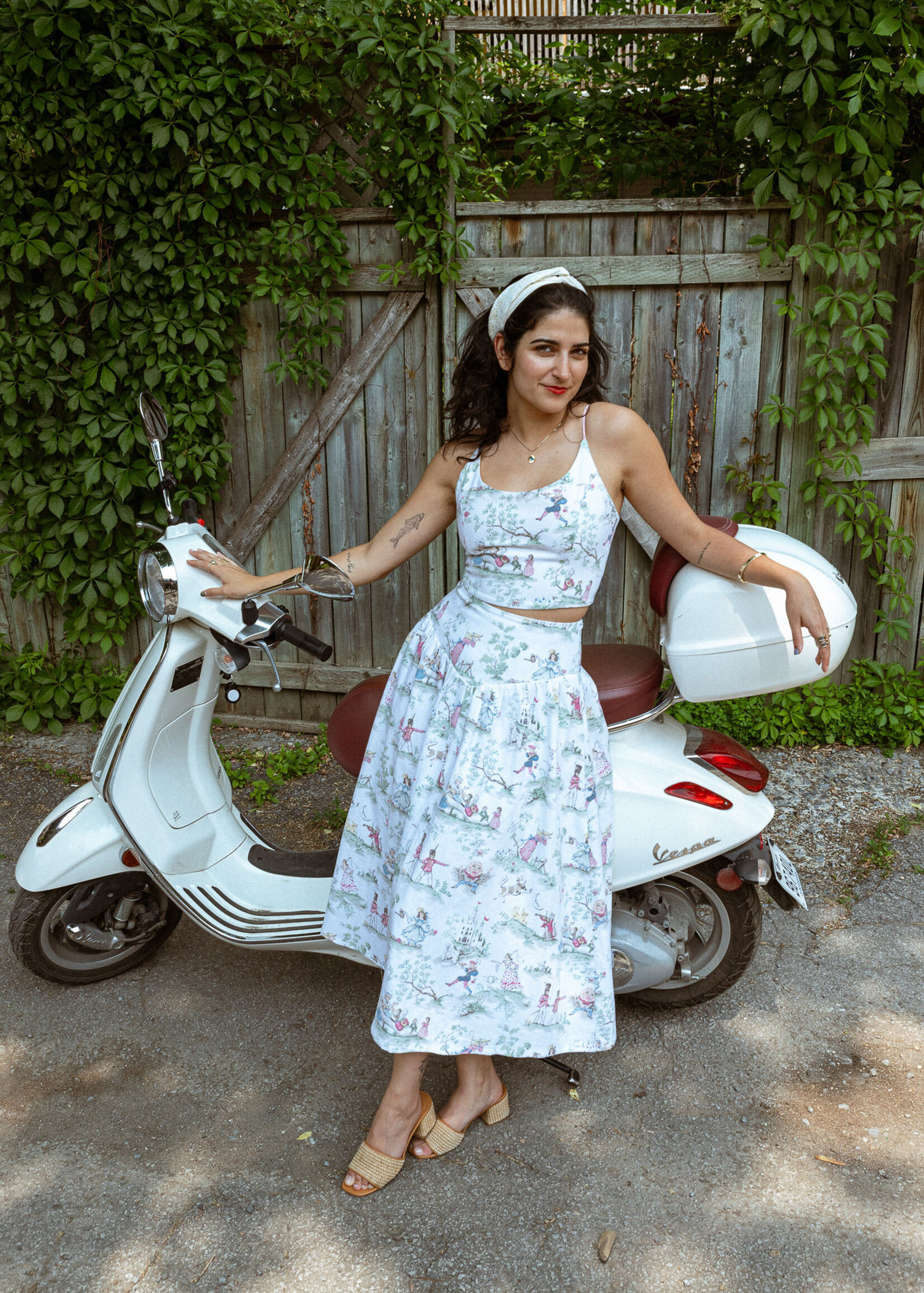 Studio Citizen Studio Citizen Maiden Skirt in Nursery Rhyme Print